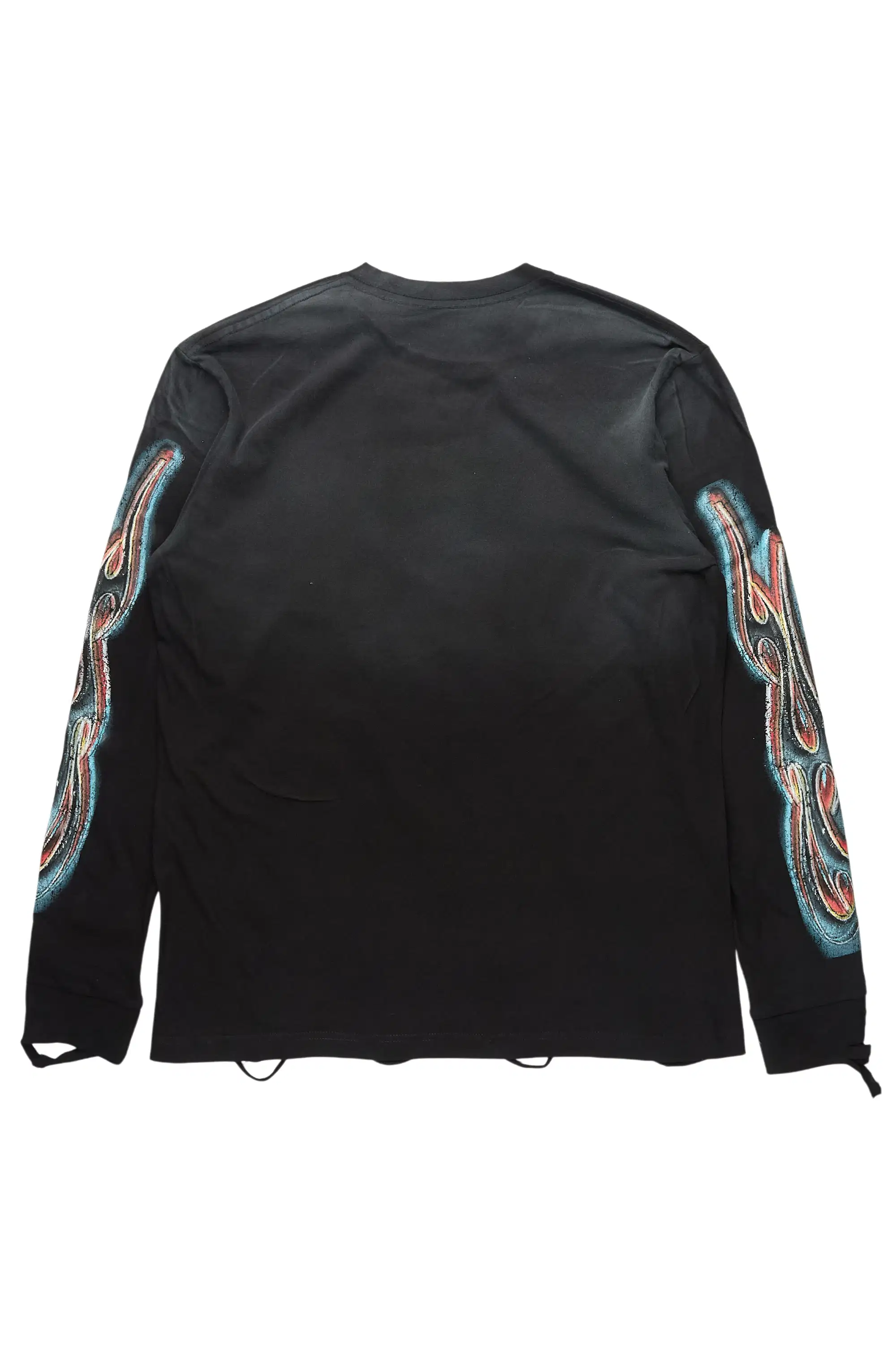 12774-rhylo-black-multi-long-sleeve-distressed-graphic-t-shirt-7.webp Rhylo Black/Multi Long Sleeve Distressed Graphic T-Shirt