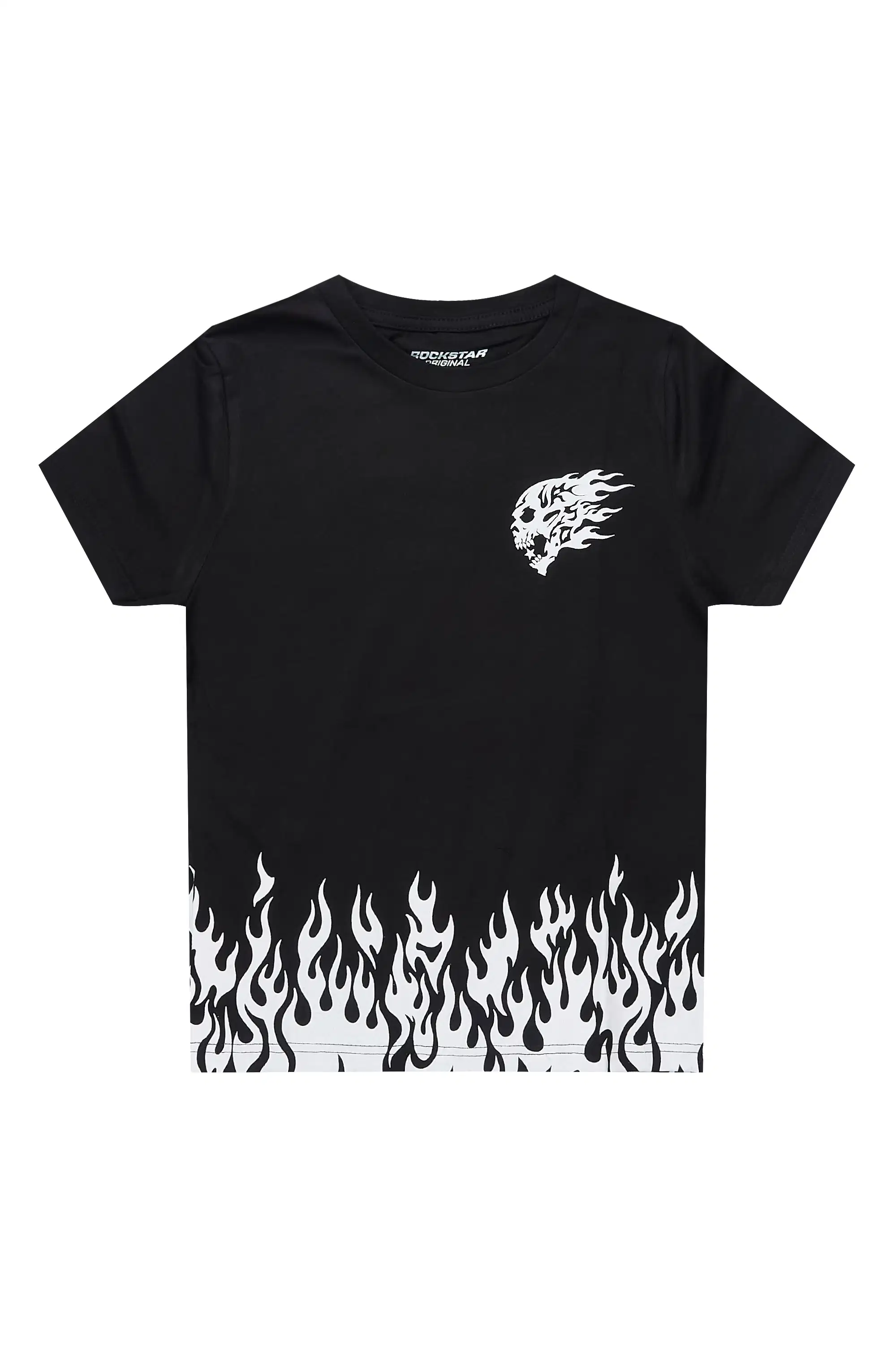 Boys Bubble Black Graphic T-Shirt