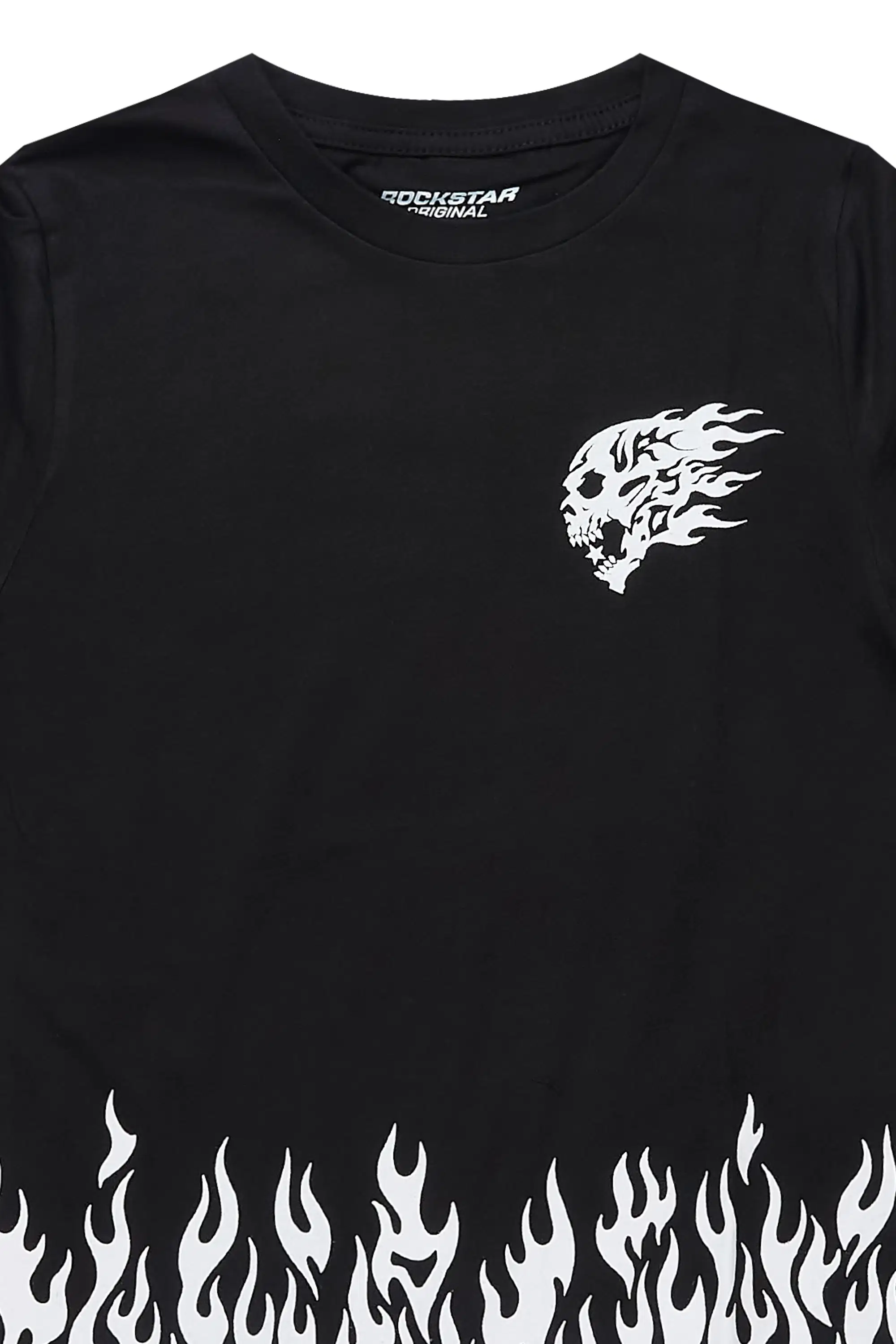 Boys Bubble Black Graphic T-Shirt