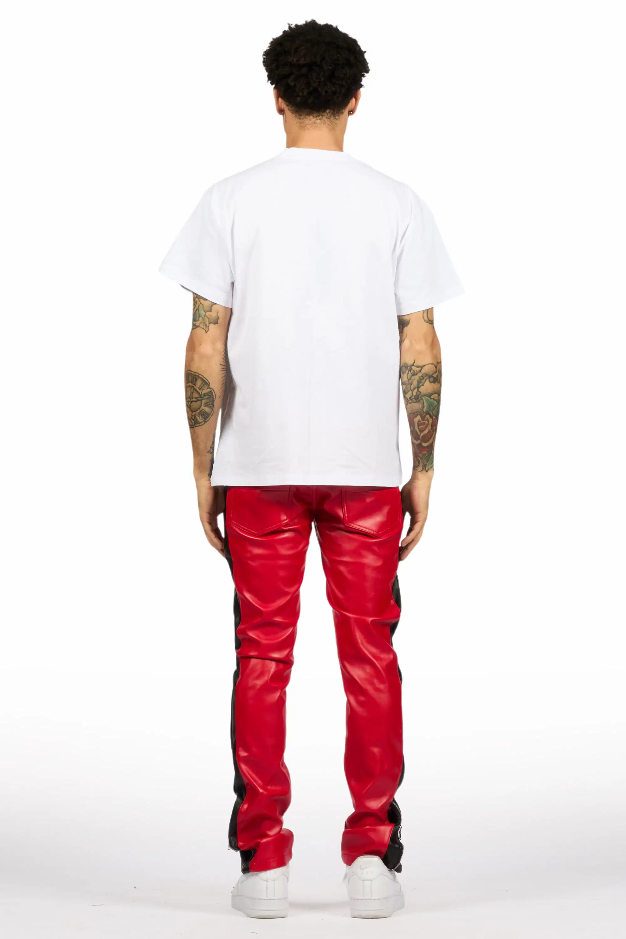 12987-play-boy-red-black-skinny-faux-leather-fit-jean-5.webp Play Boy Red/Black Skinny Faux Leather Fit Jean