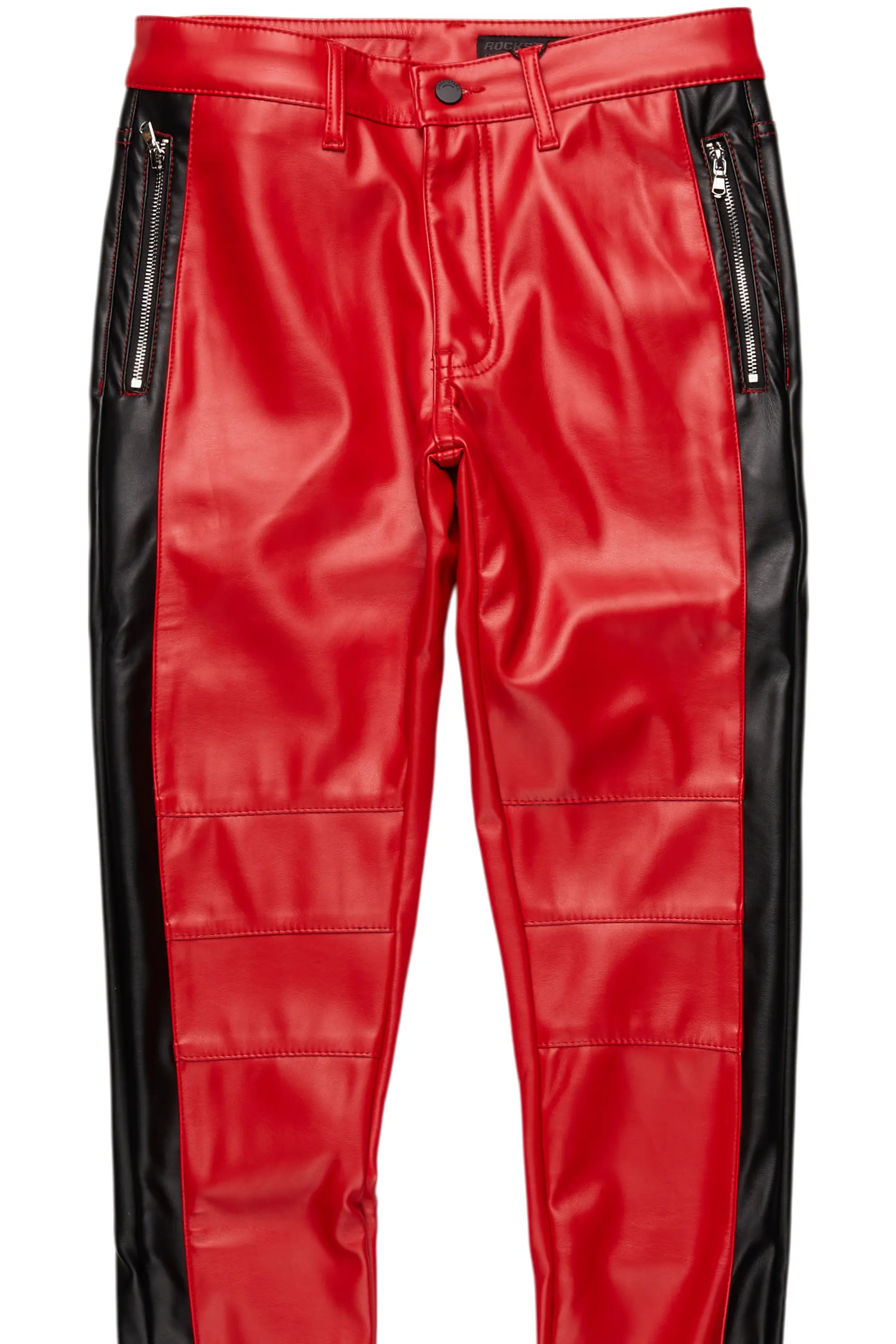 12987-play-boy-red-black-skinny-faux-leather-fit-jean-7.png Play Boy Red/Black Skinny Faux Leather Fit Jean
