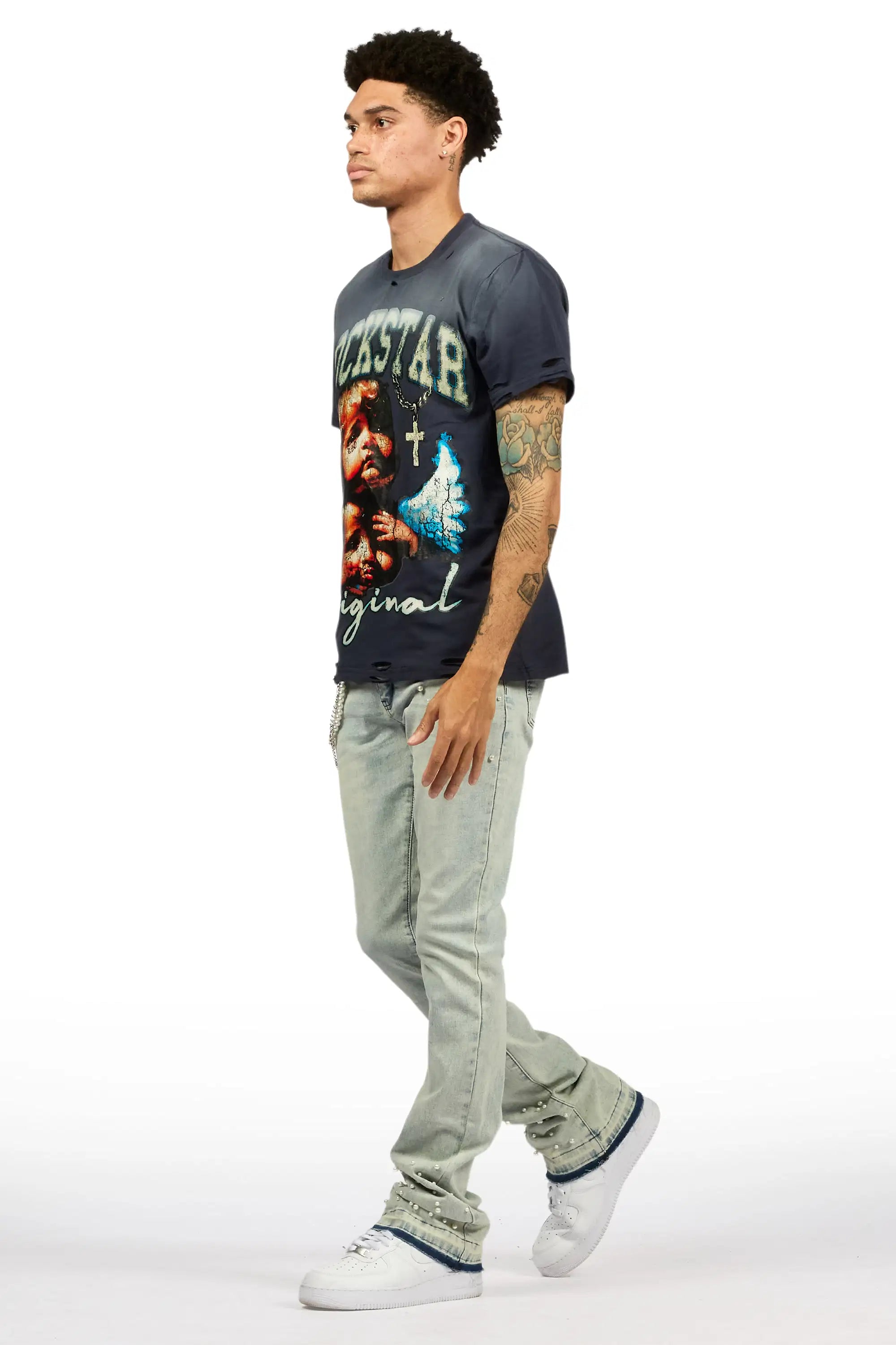 13088-zayvon-light-blue-stacked-flare-jean-6.jpg Zayvon Light Blue Stacked Flare Jean