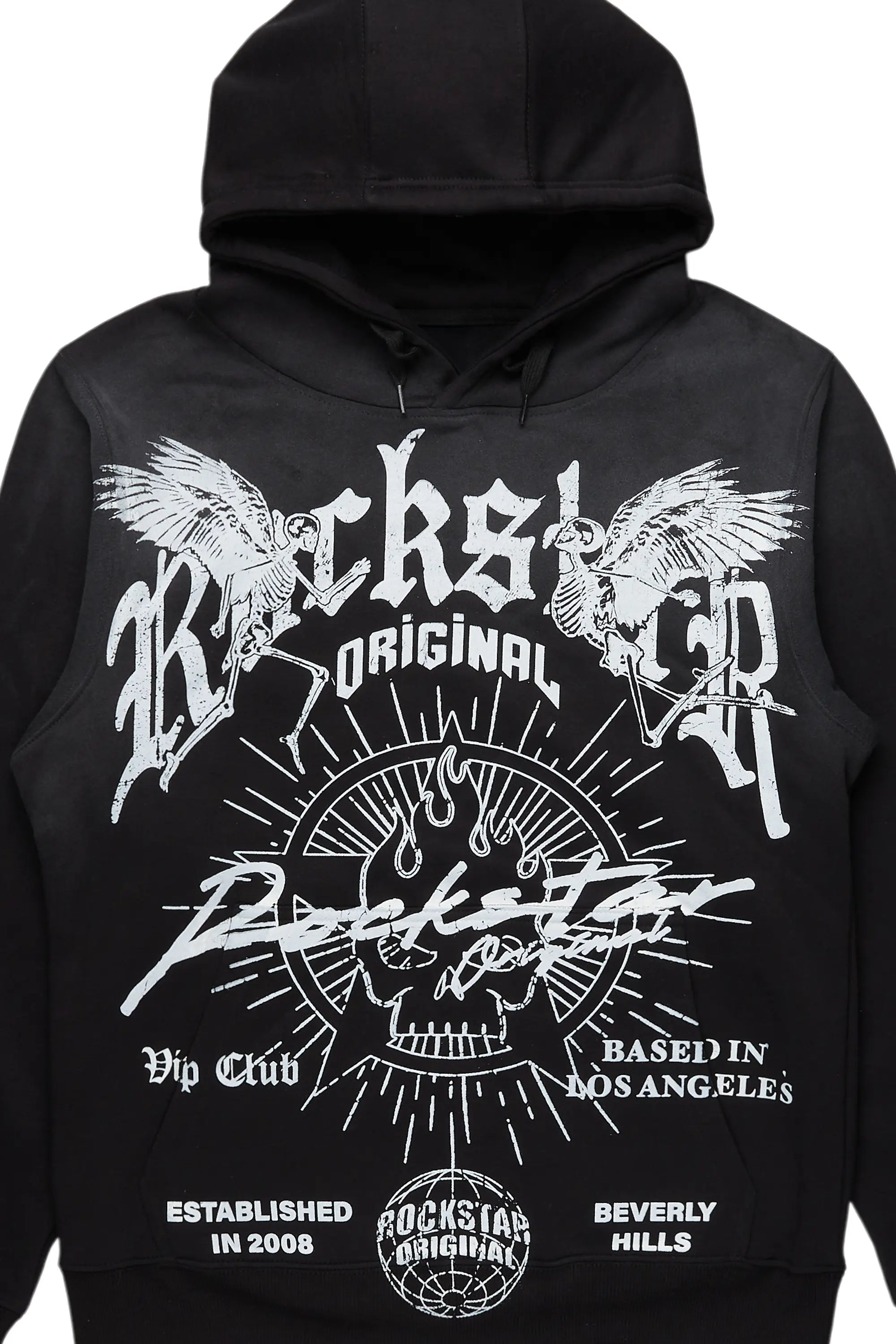 13491-tally-black-graphic-hoodie-6.jpg Tally Black Graphic Hoodie