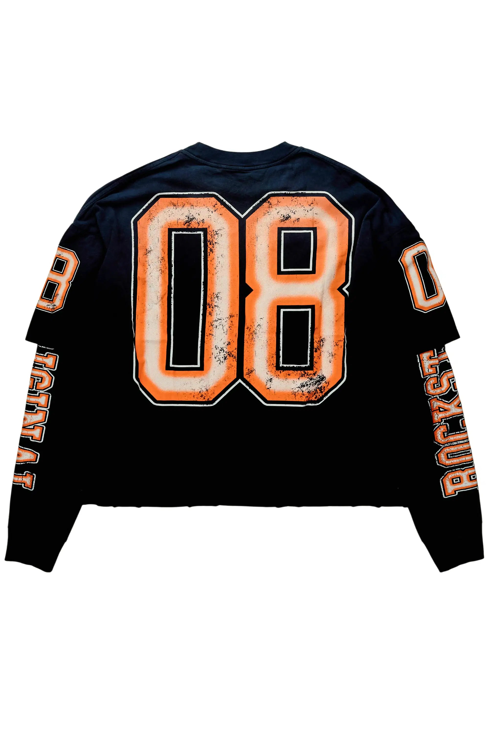 13521-fields-black-orange-double-layer-long-sleeve-graphic-t-shirt-3.jpg Fields Black/Orange Double Layer Long Sleeve Graphic T-Shirt