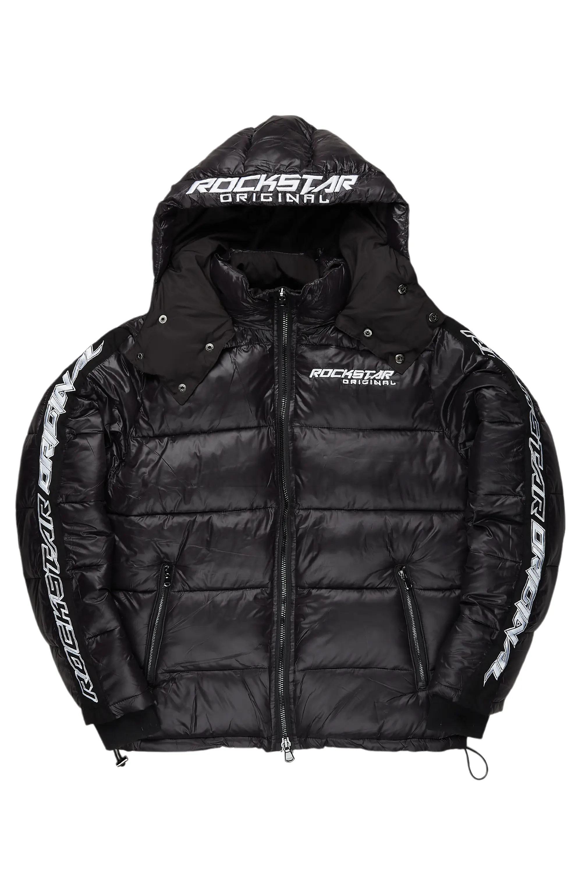 Alasia Jet Black Puffer Jacket