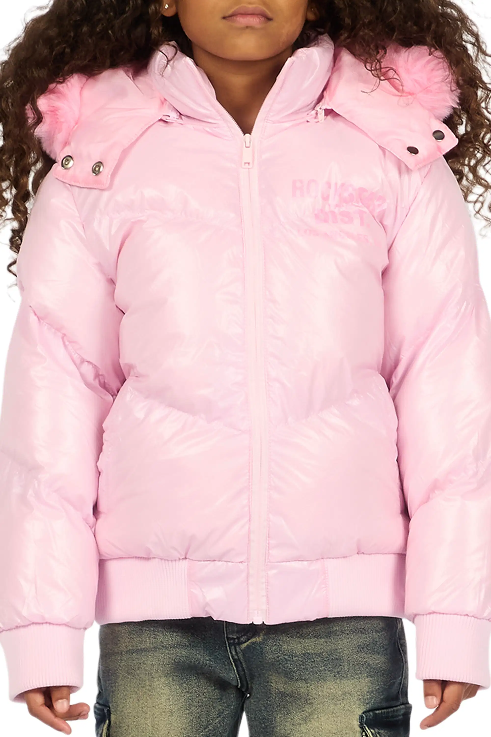 13910-girls-moncia-pink-puffer-jacket-10.webp Girls Moncia Pink Puffer Jacket