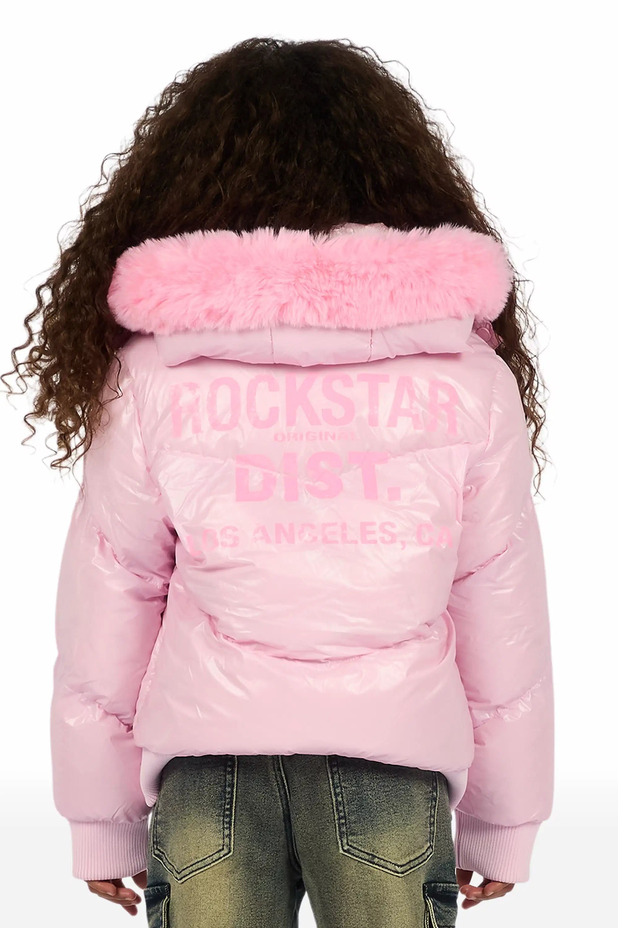 13910-girls-moncia-pink-puffer-jacket-3.jpg Girls Moncia Pink Puffer Jacket
