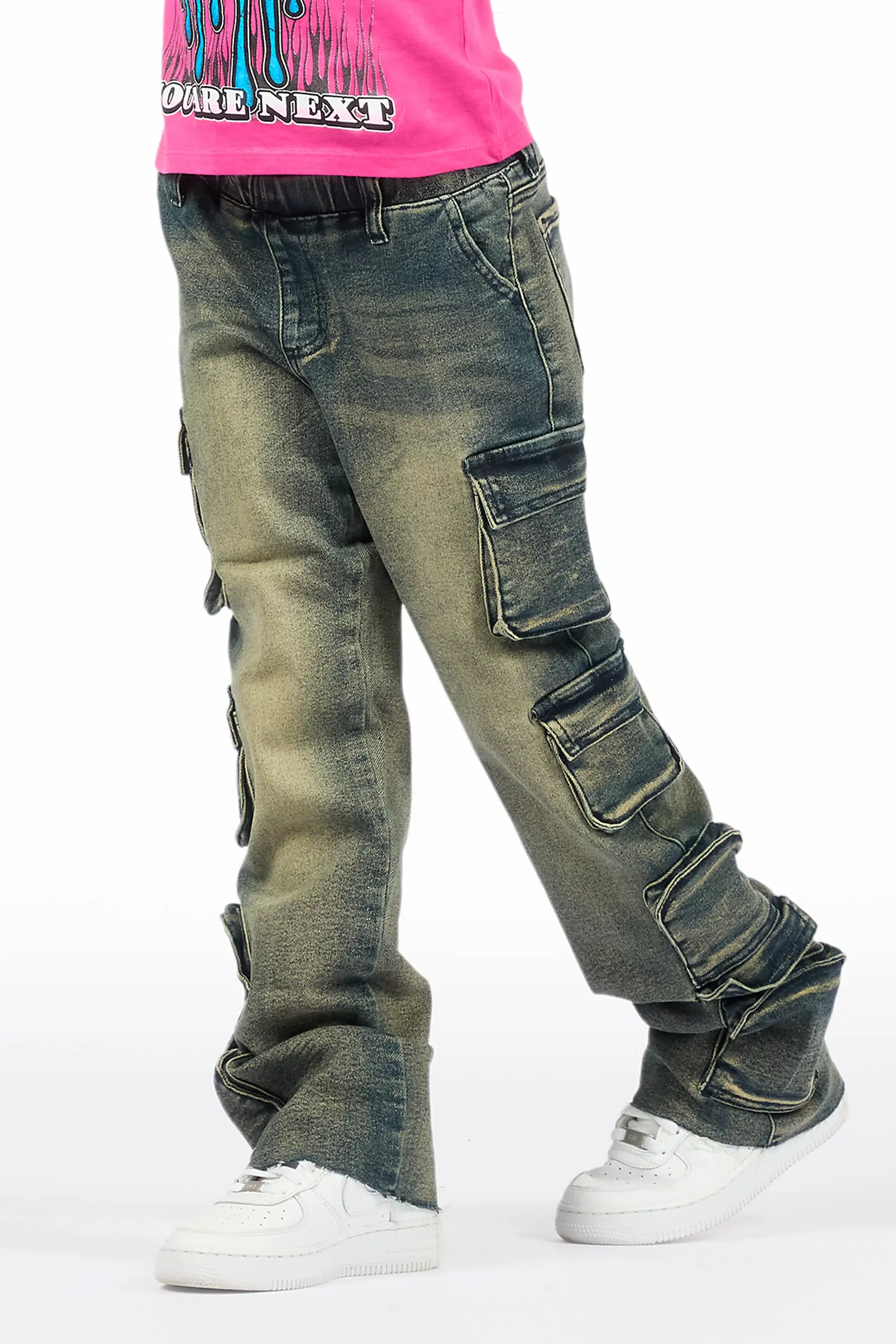Girls Phoebe Tint Stacked Jean