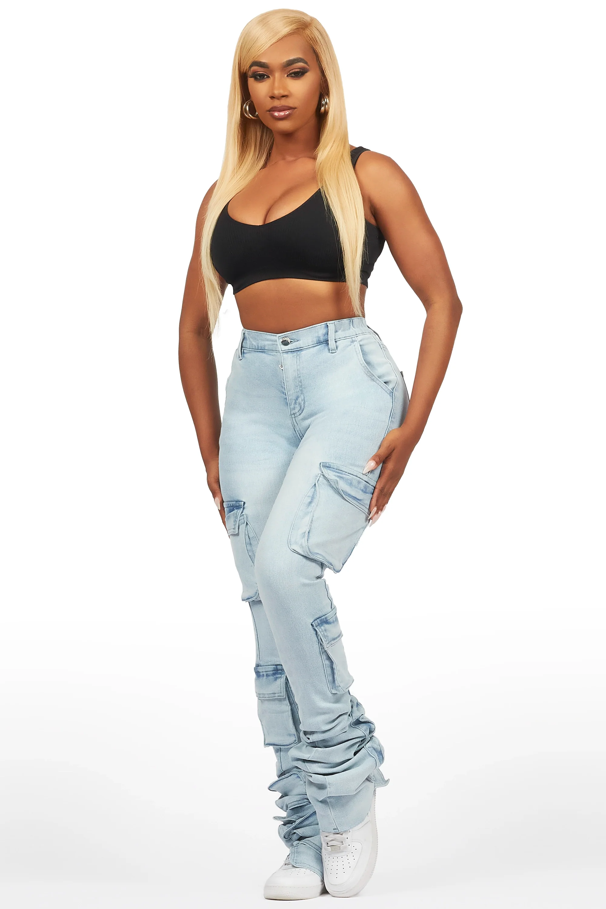 14145-phoebe-light-wash-super-stacked-jean-4.webp Phoebe Light Wash Super Stacked Jean