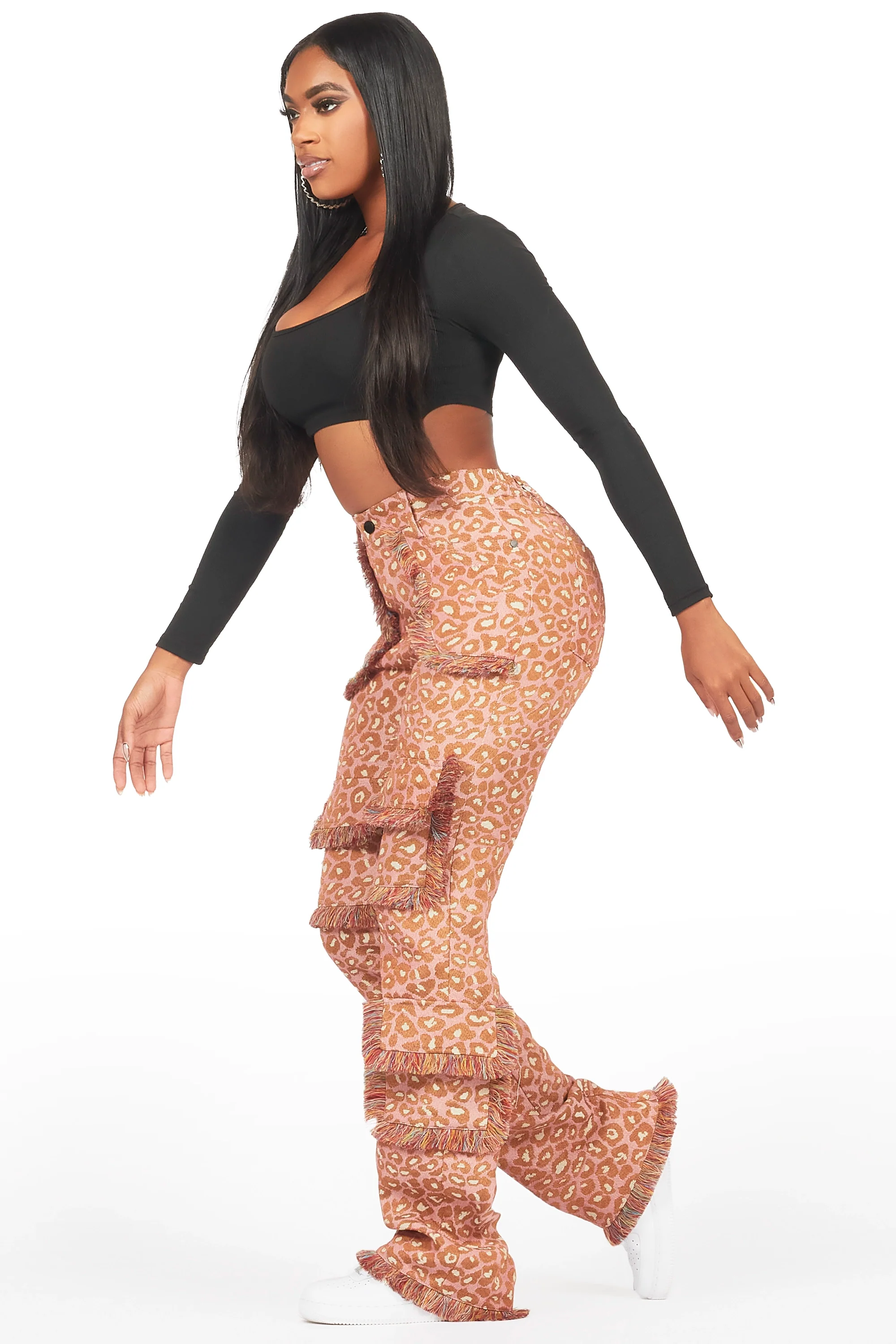 14191-jelissa-pink-cheetah-tapestry-stacked-pant-4.webp Jelissa Pink Cheetah Tapestry Stacked Pant