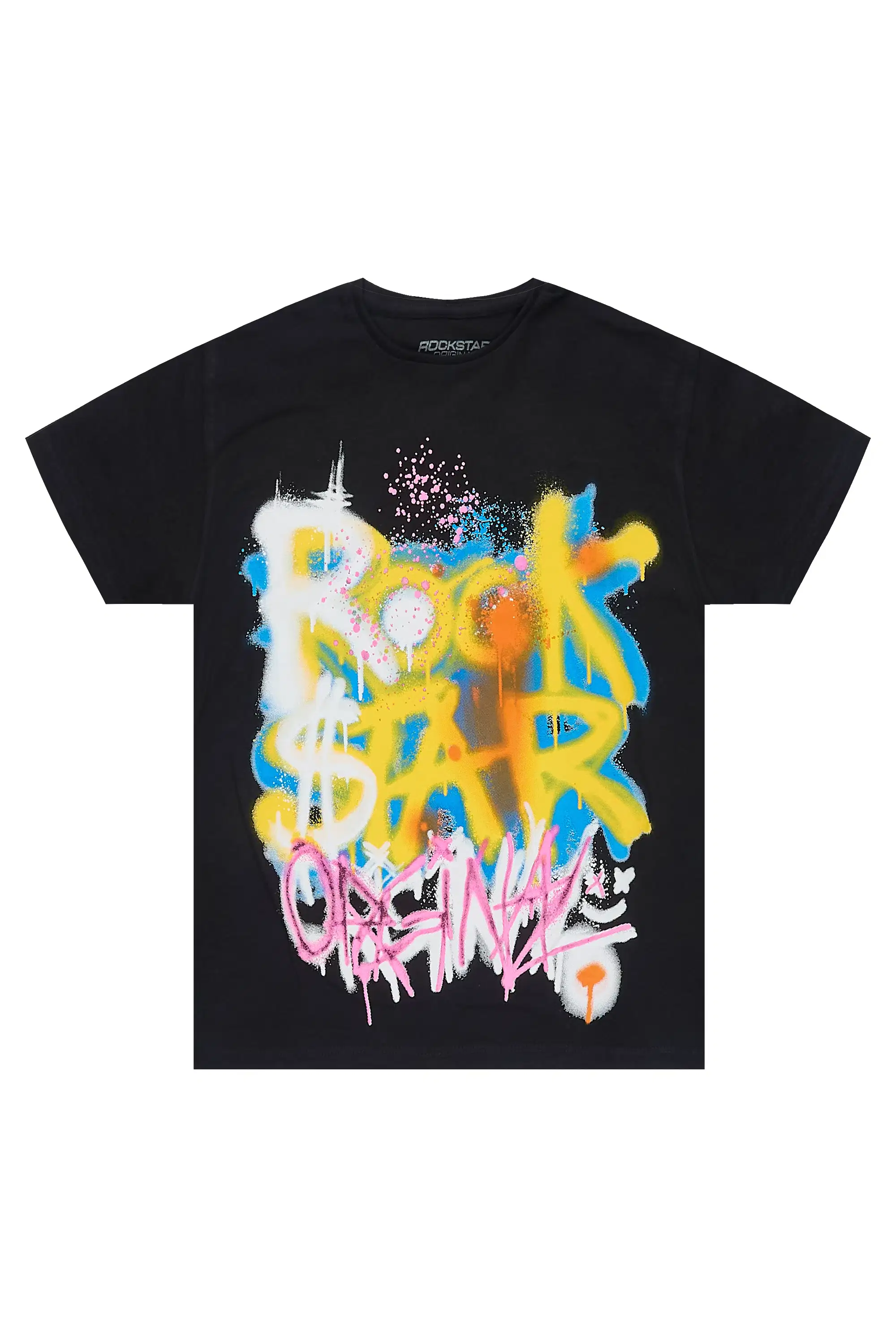 Girls Nocairs Black Graphic T-Shirt