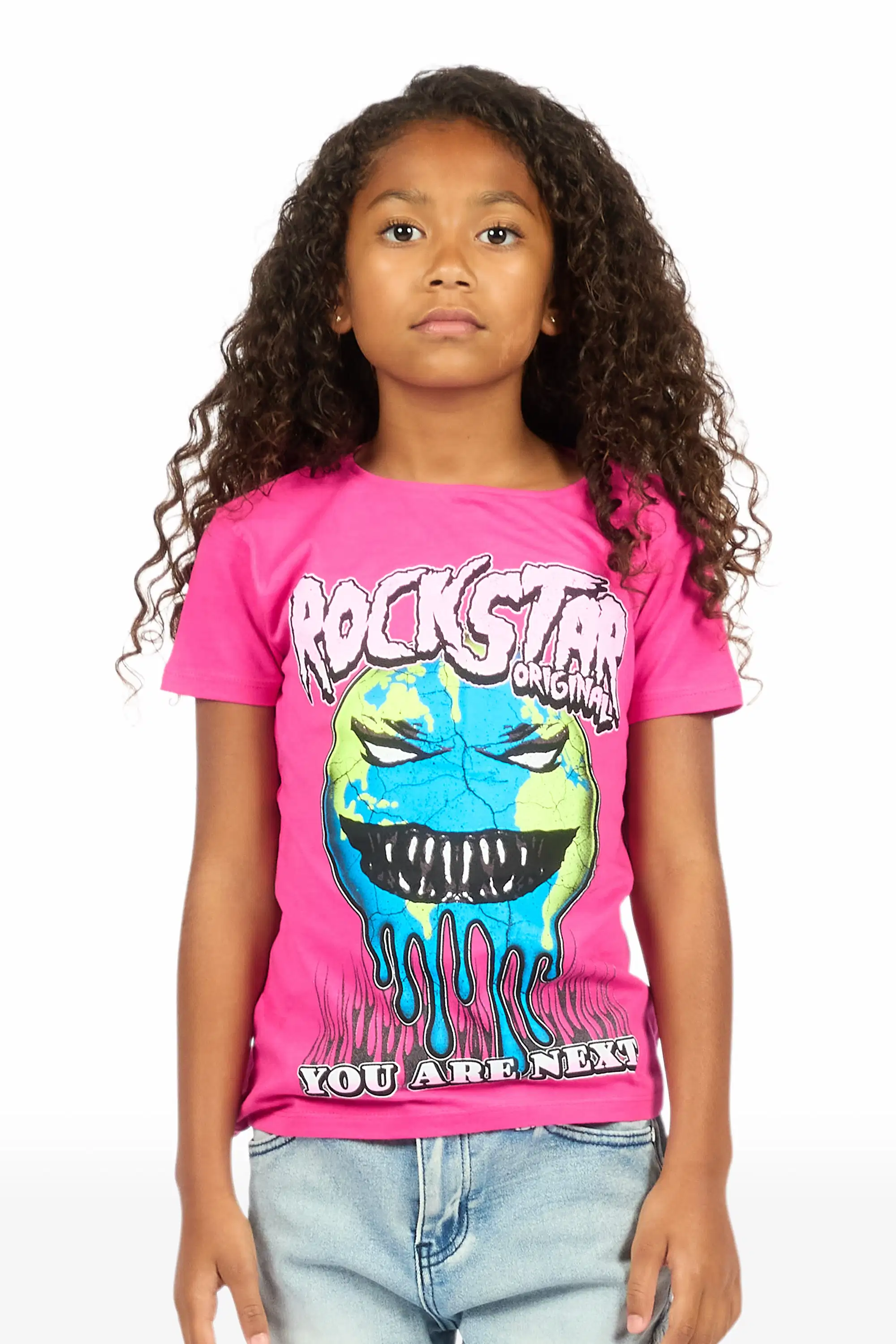Girls Krupshin Fuchsia Graphic T-Shirt