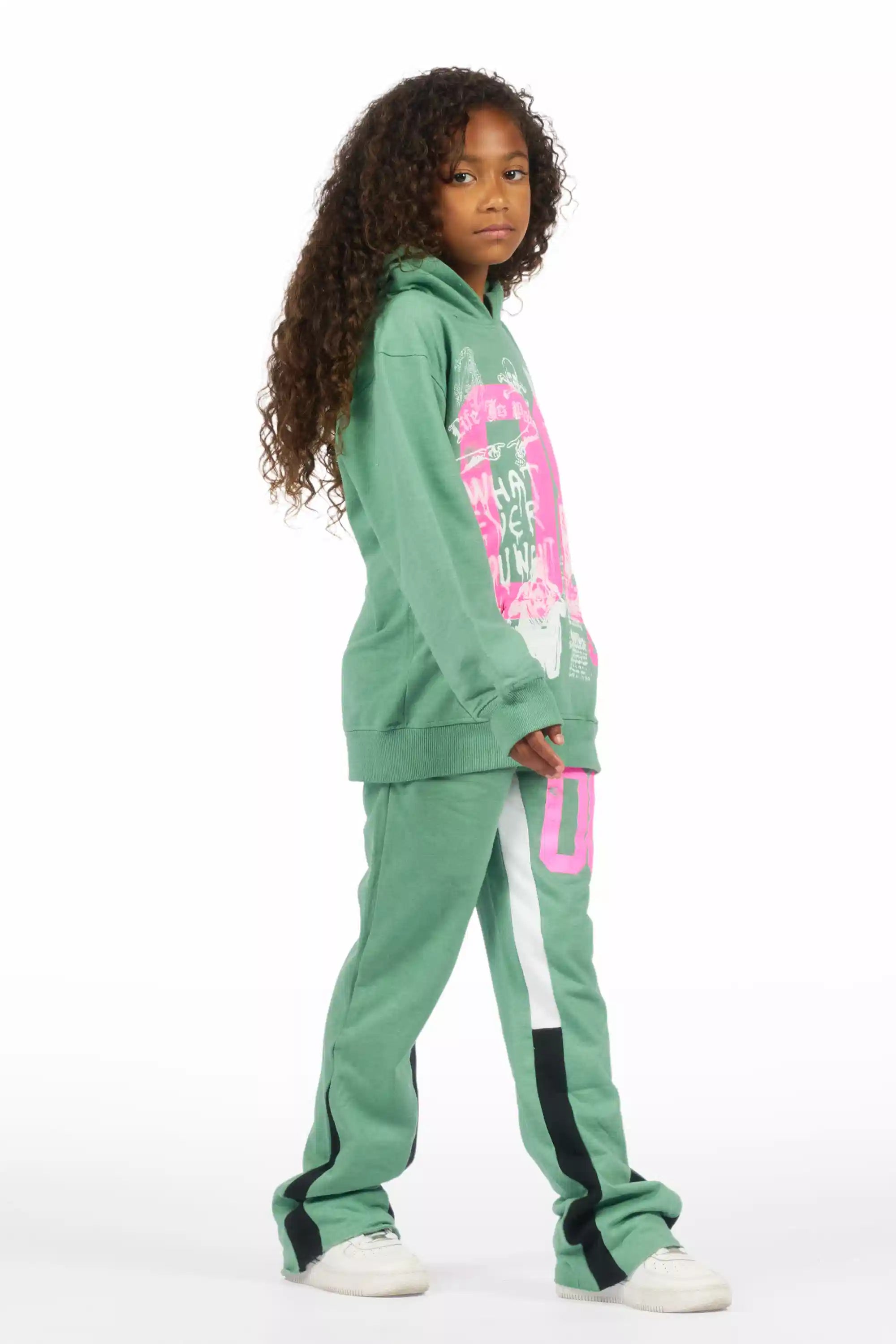 14428-girls-kammy-sage-pink-hoodie-stacked-track-set-3.jpg Girls Kammy Sage/Pink Hoodie Stacked Track Set