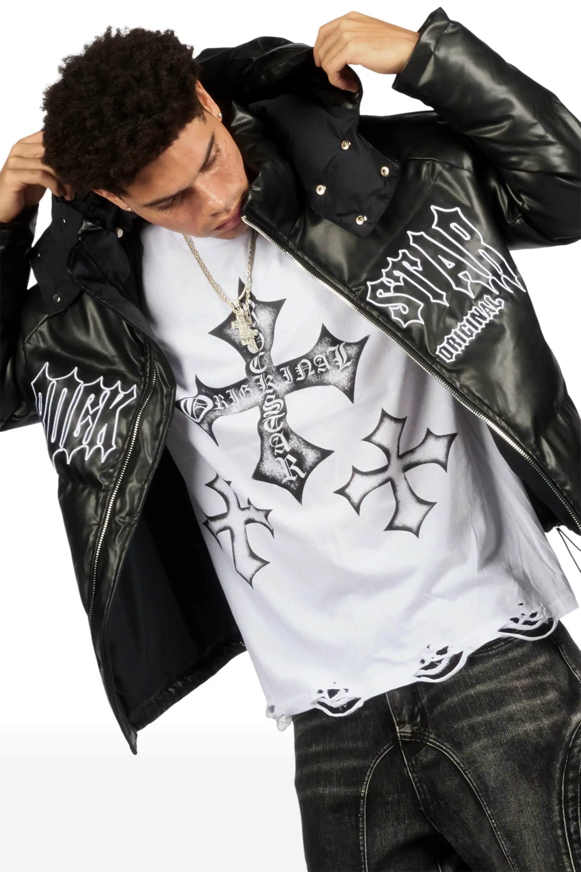 Ravi Black Puffer Jacket