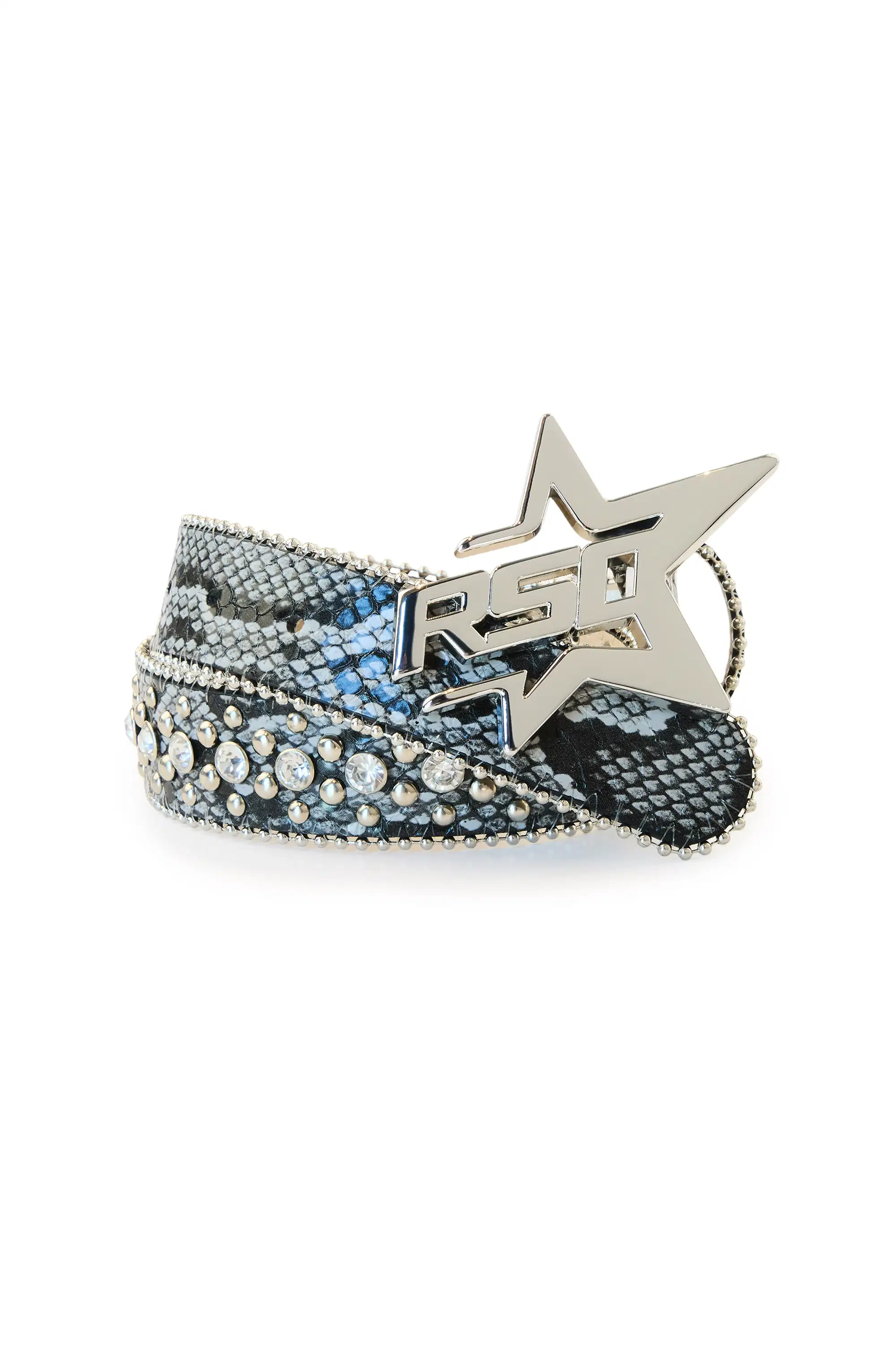 Boys Normandie Black Rockstar Logo Belt
