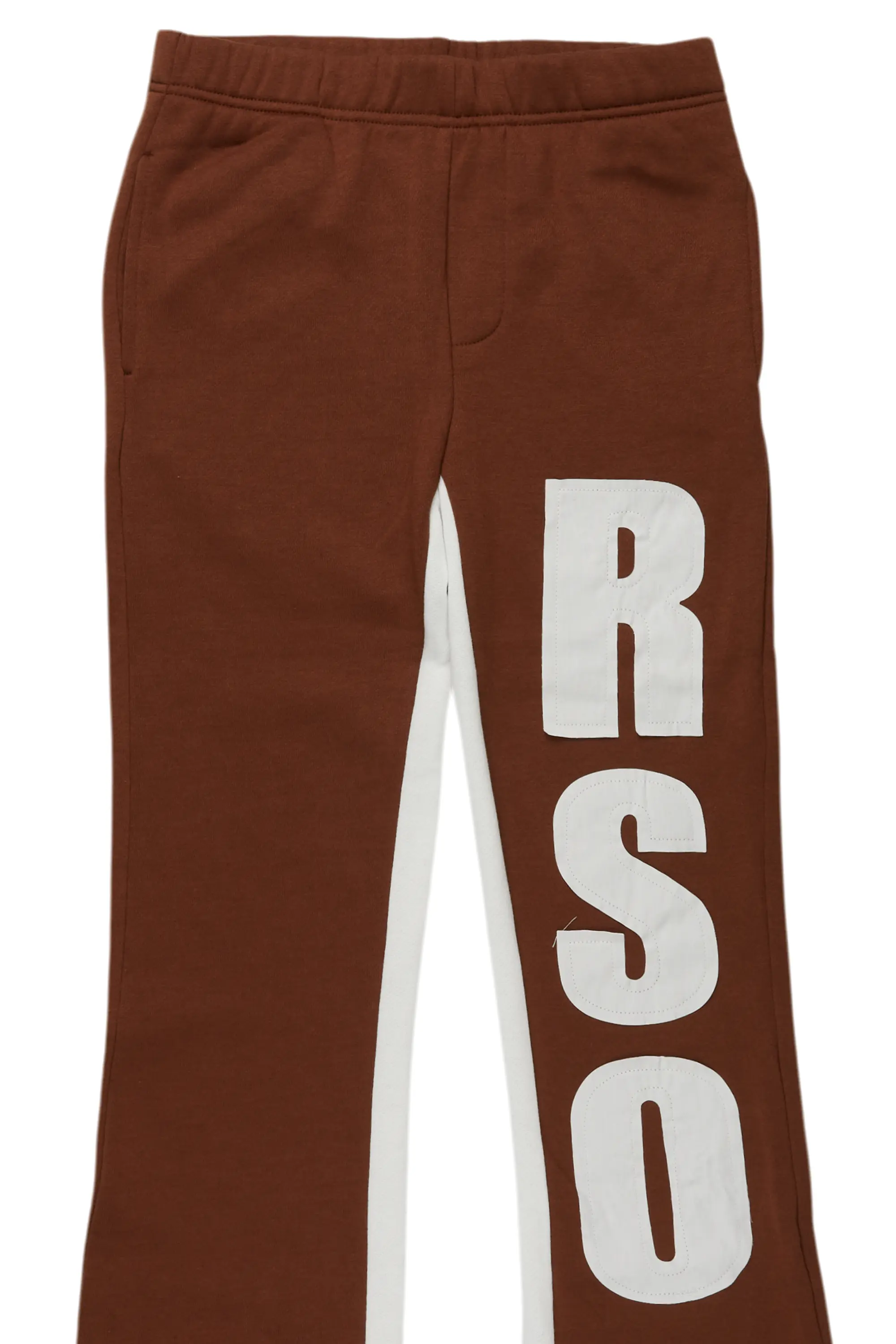 15391-boys-uko-brown-stacked-baggy-flare-pant-8.webp Boys Uko Brown Stacked Baggy Flare Pant