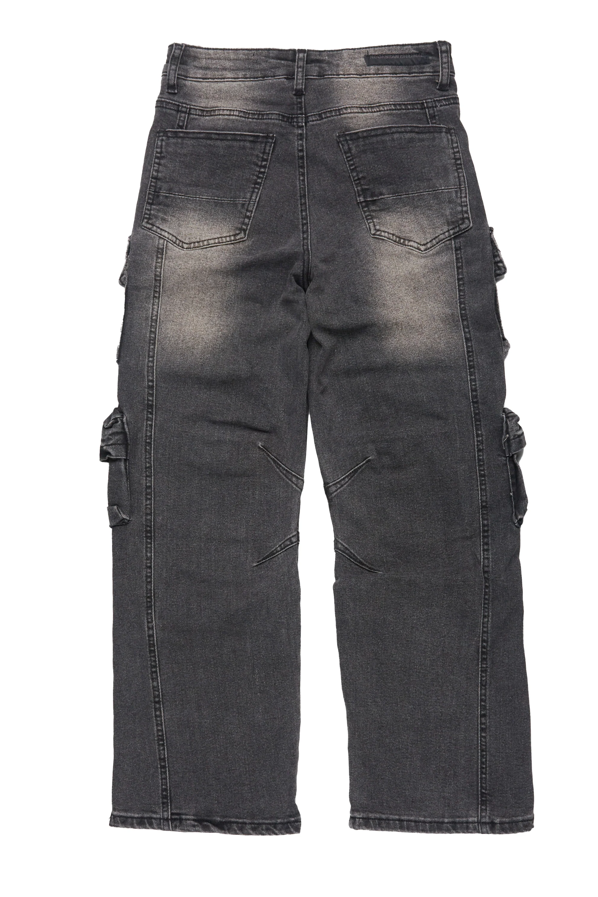 15799-boys-mahesh-dark-grey-tint-wash-baggy-cargo-jean-7.webp Boys Mahesh Dark Grey Tint Wash Baggy Cargo Jean
