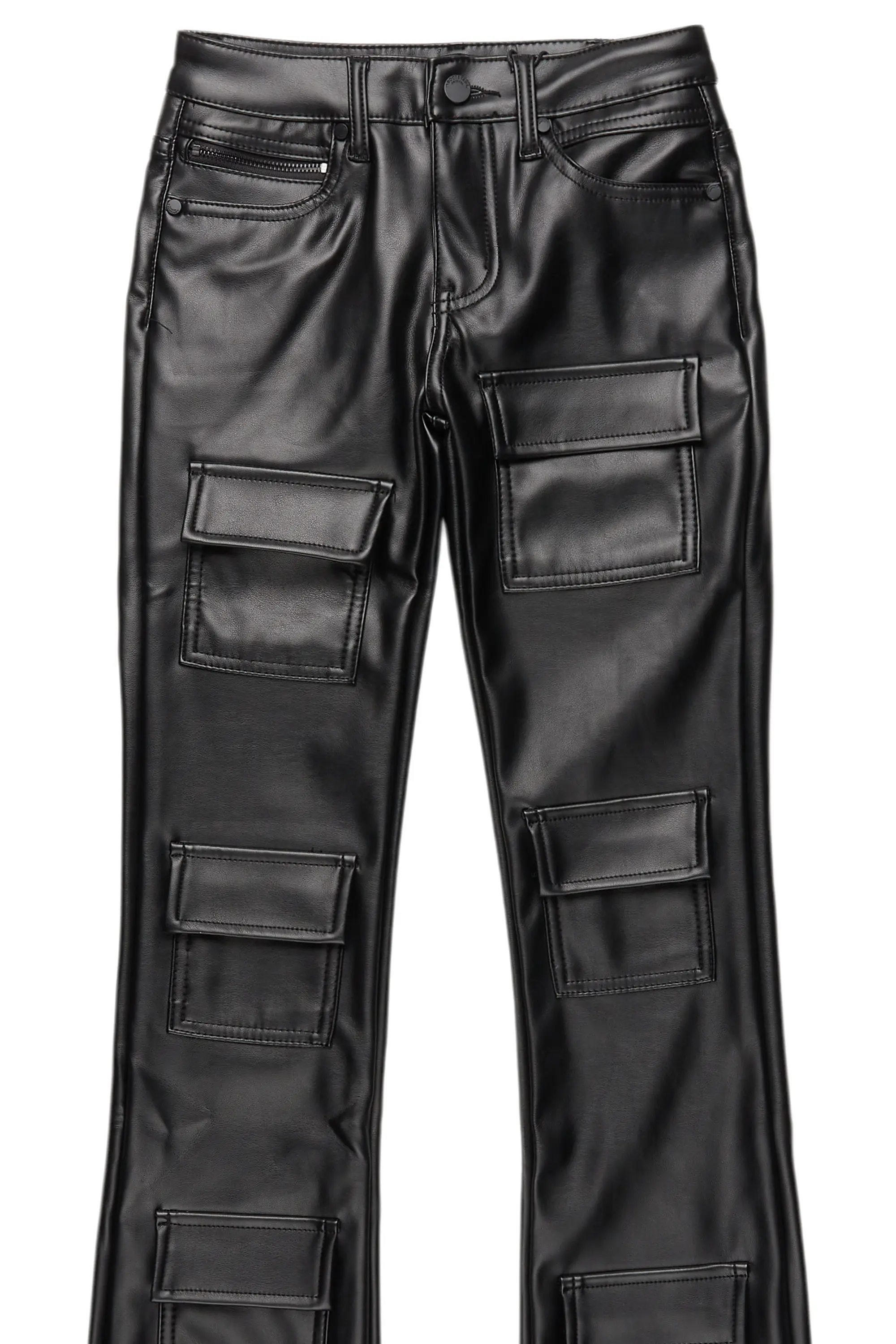16171-boys-petrus-black-pu-leather-jean-8.png Boys Petrus Black PU Leather Jean