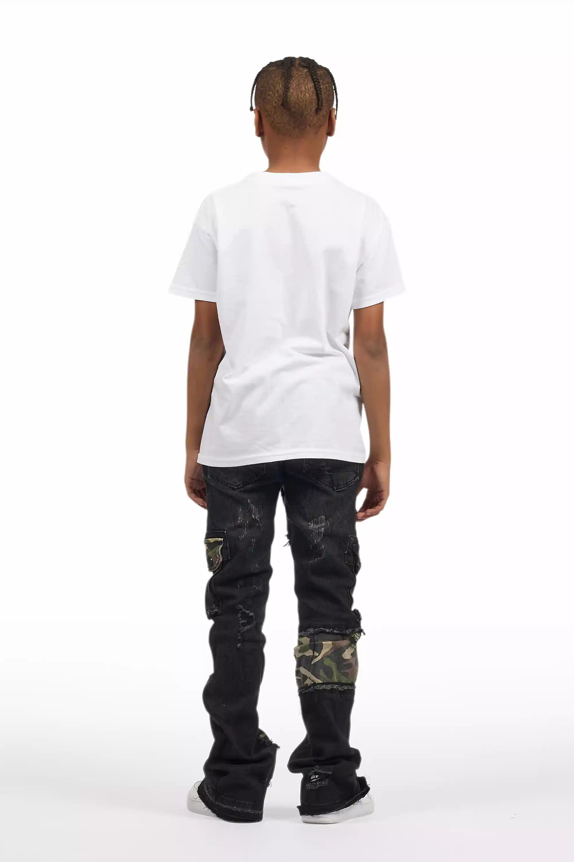 16183-boys-zeta-black-stacked-flare-jean-5.jpg Boys Zeta Black Stacked Flare Jean