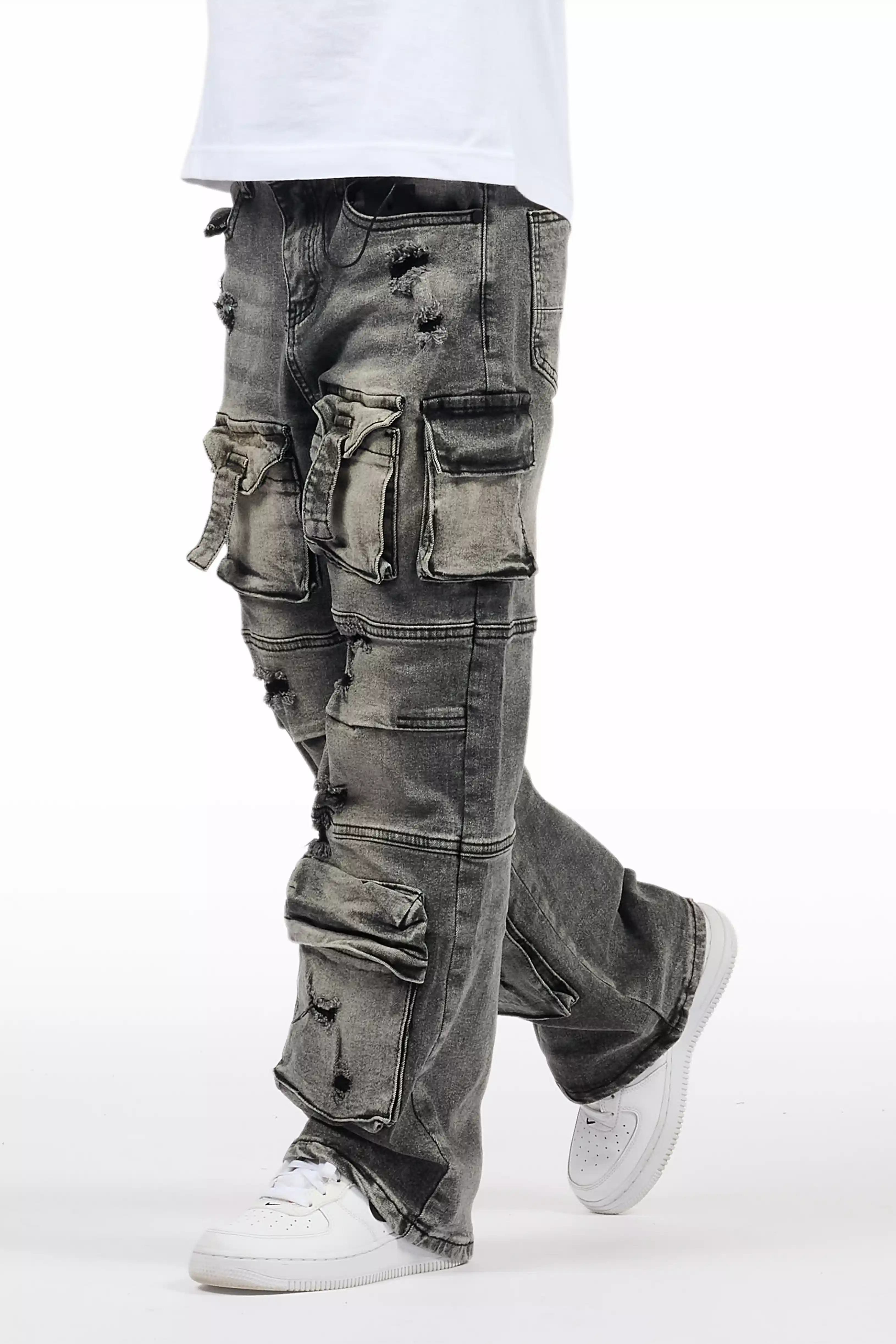Boys Berdi Black Baggy Fit Jean