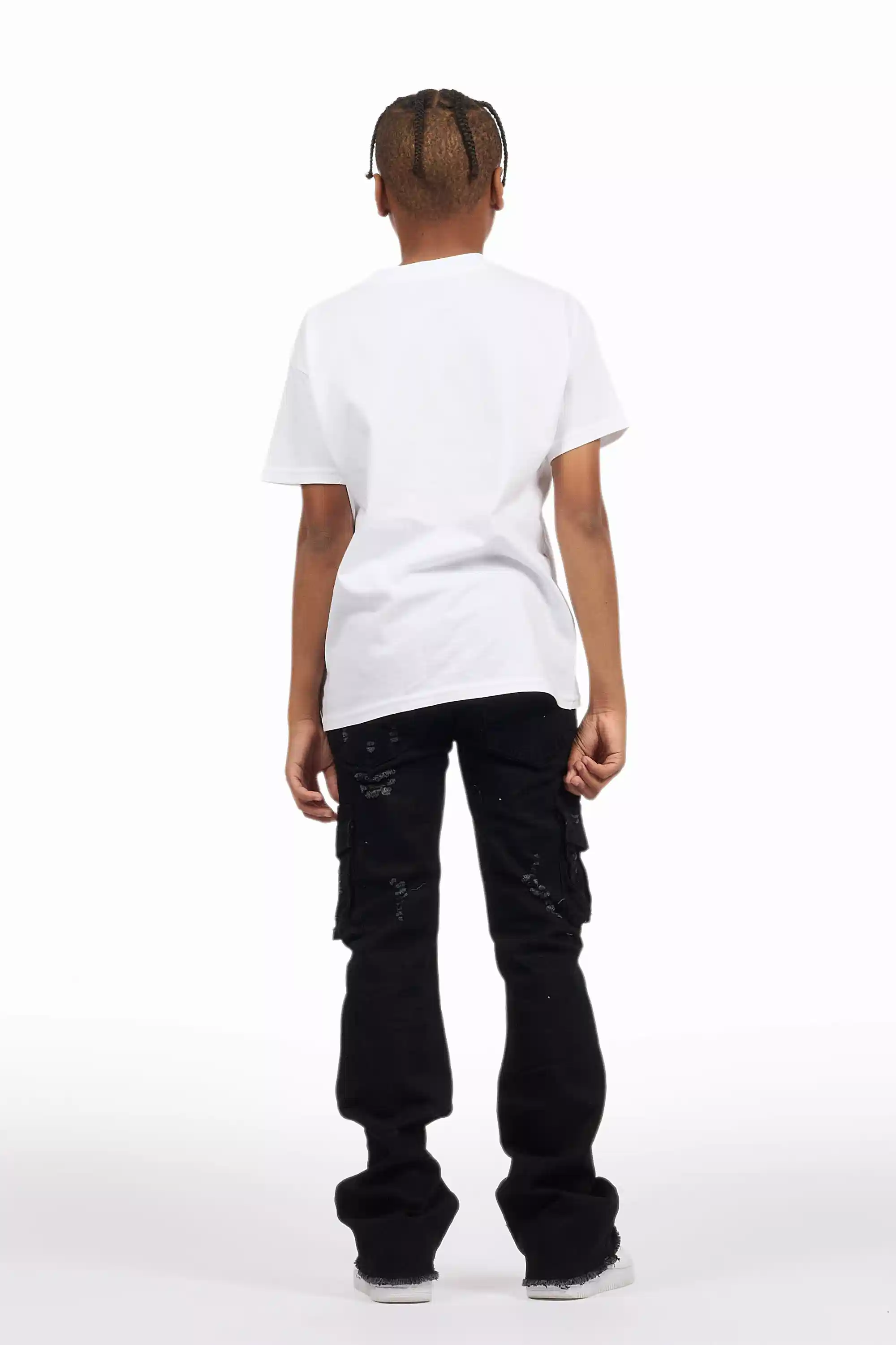 16423-boys-adalee-black-stacked-flare-jean-6.webp Boys Adalee Black Stacked Flare Jean
