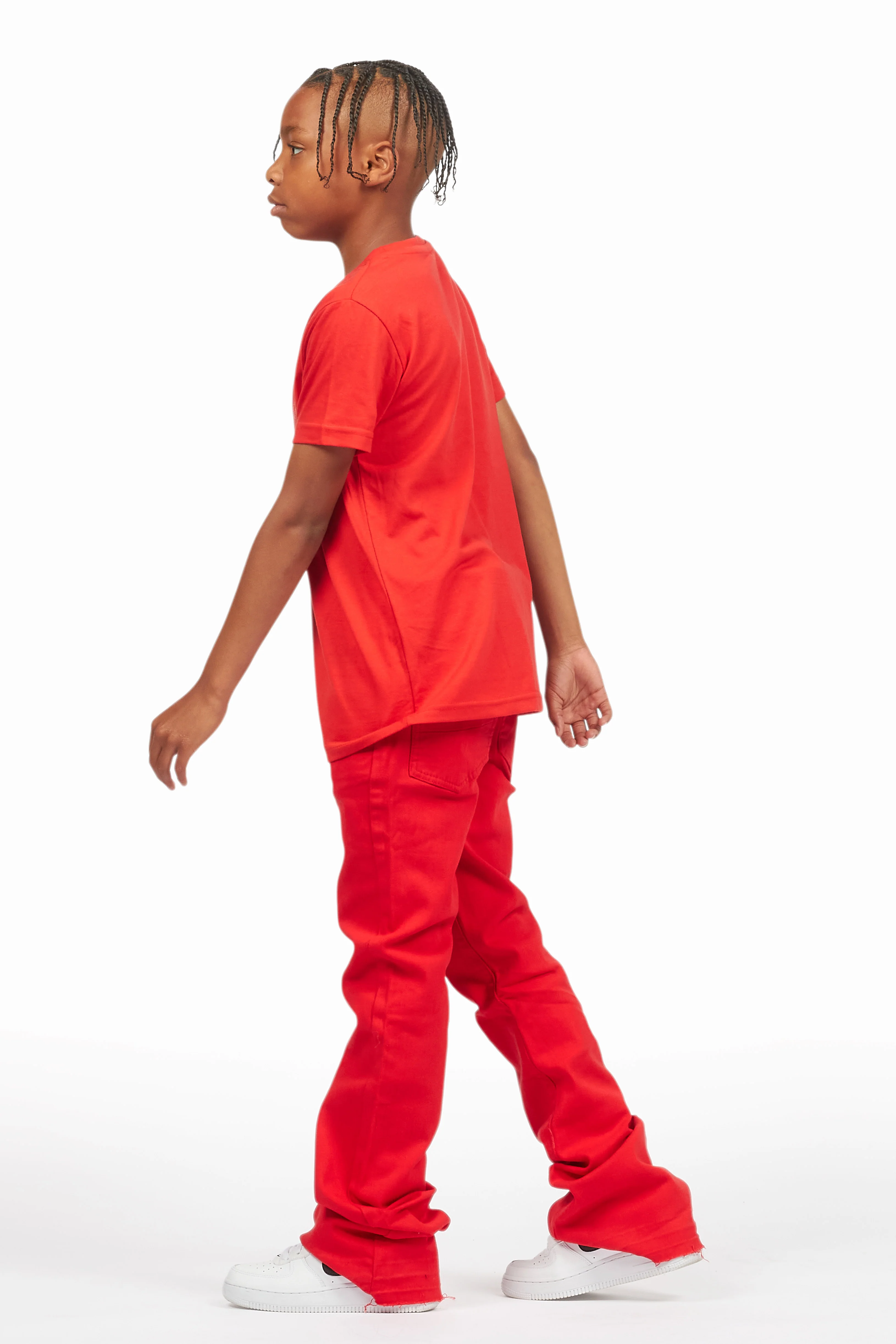 16483-boys-sana-red-t-shirt-dag-stacked-flare-jean-set-5.webp Boys Sana Red T-Shirt/Dag Stacked Flare Jean Set
