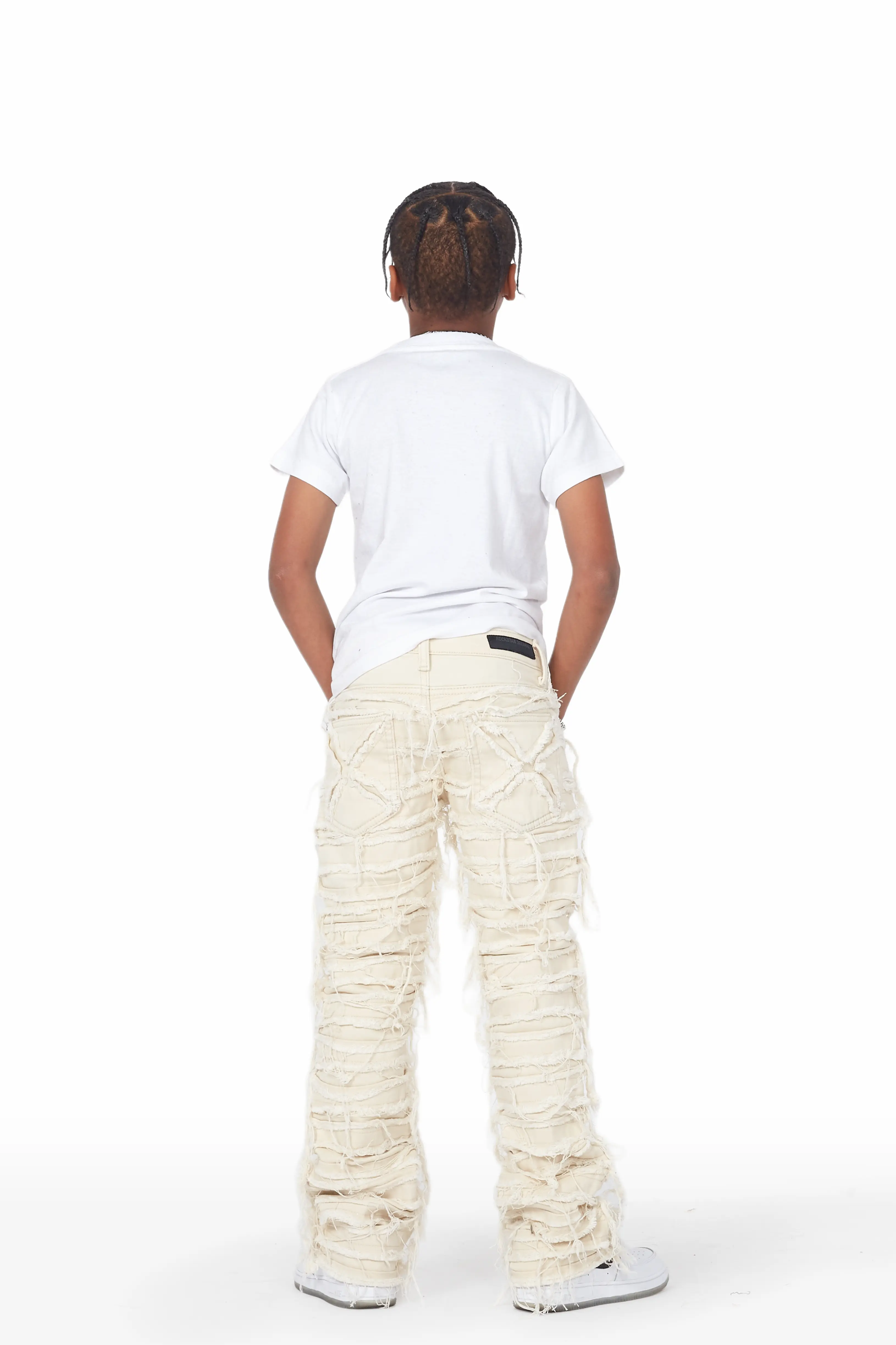 16495-boys-cassius-beige-stacked-flare-jean-5.webp Boys Cassius Beige Stacked Flare Jean