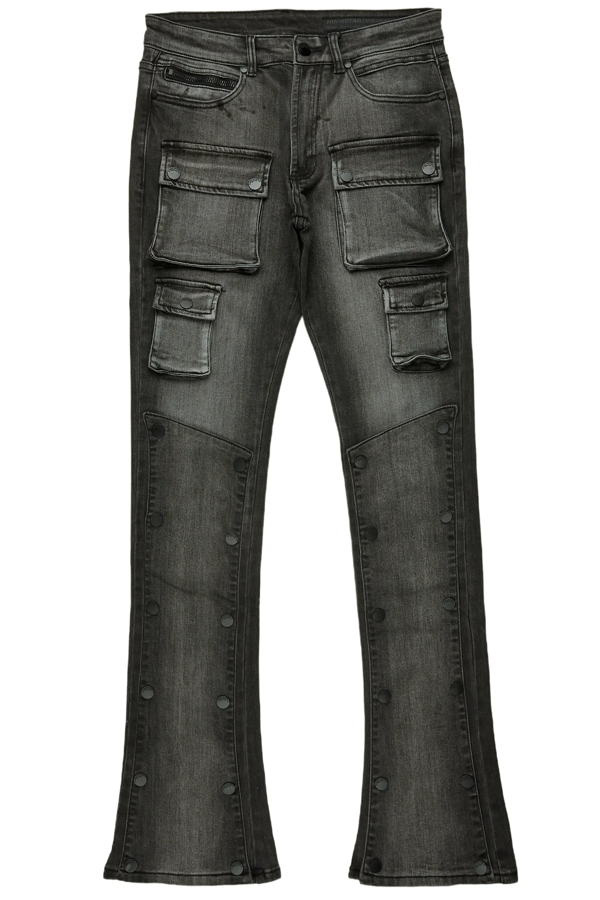 16579-boys-santana-dark-grey-stacked-flare-jean-2.webp Boys Santana Dark Grey Stacked Flare Jean