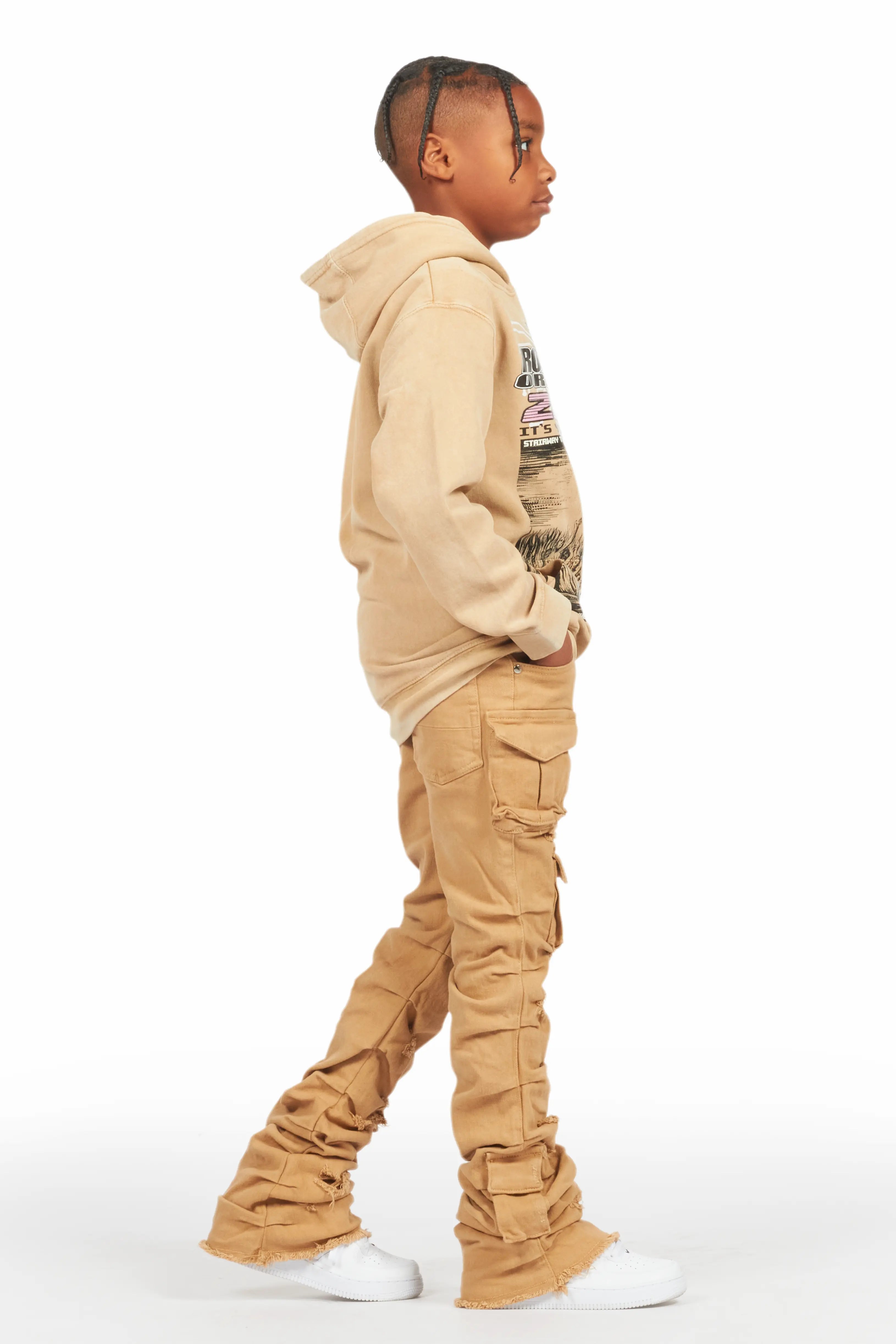 16761-boys-gentry-beige-stacked-flare-jean-4.jpg Boys Gentry Beige Stacked Flare Jean