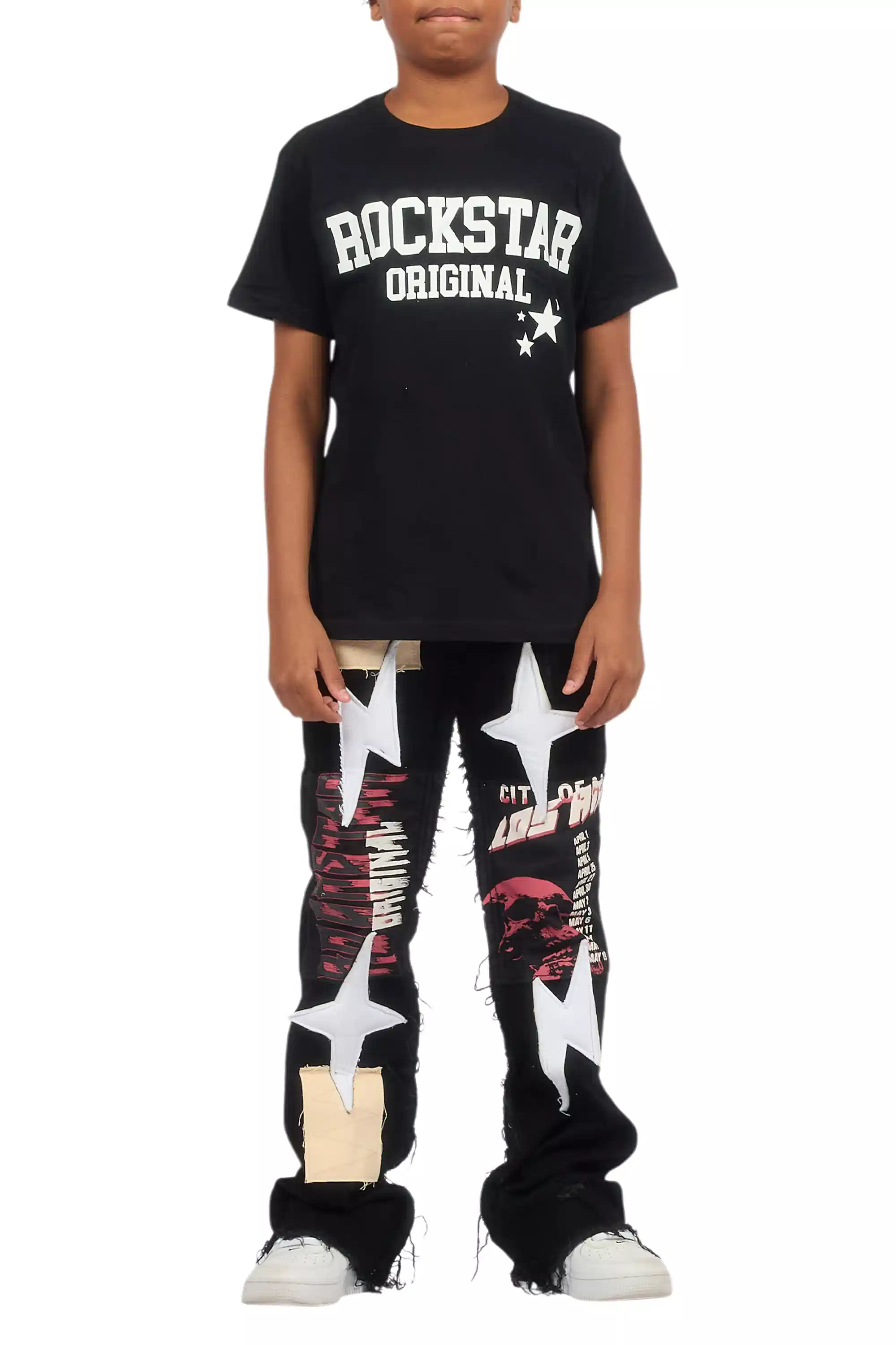 16773-boys-vinson-black-patchwork-stacked-flare-jean-10.webp Boys Vinson Black Patchwork Stacked flare Jean