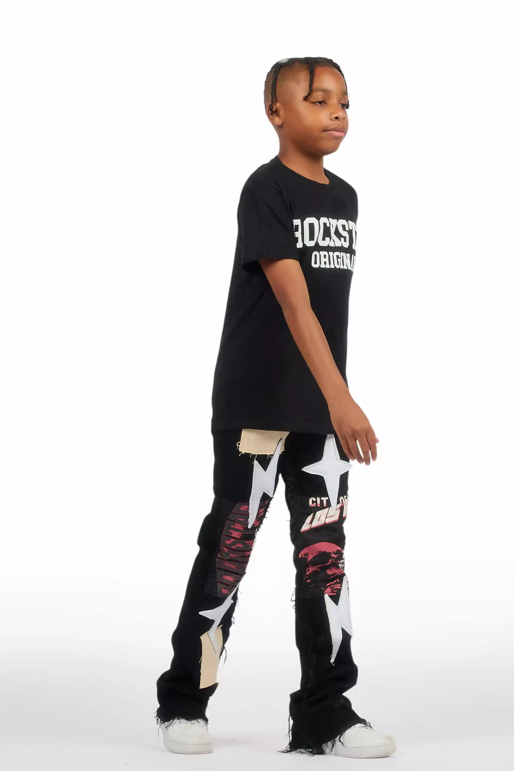 16773-boys-vinson-black-patchwork-stacked-flare-jean-4.webp Boys Vinson Black Patchwork Stacked flare Jean