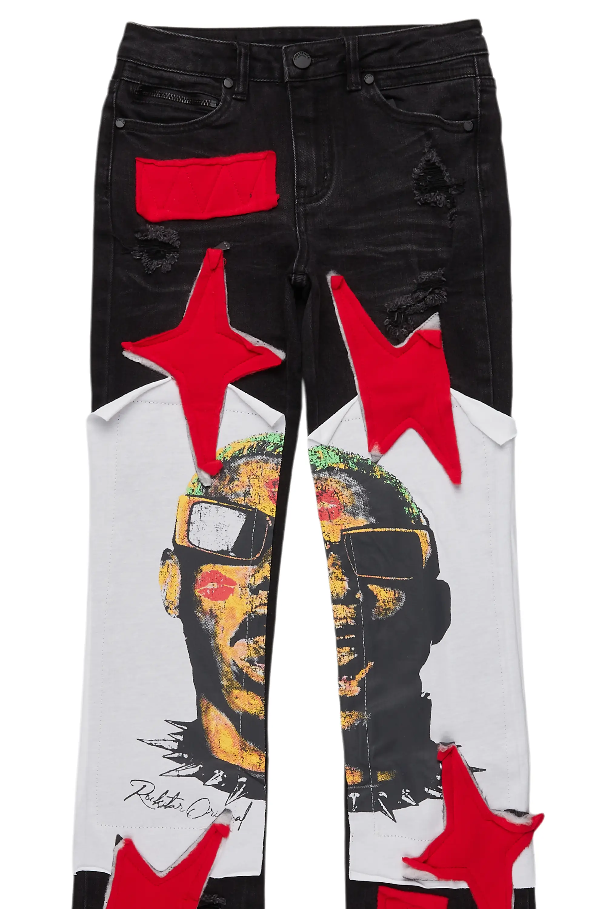 16785-boys-savage-black-red-patchwork-stacked-flare-jean-2.webp Boys Savage Black/Red Patchwork Stacked Flare Jean