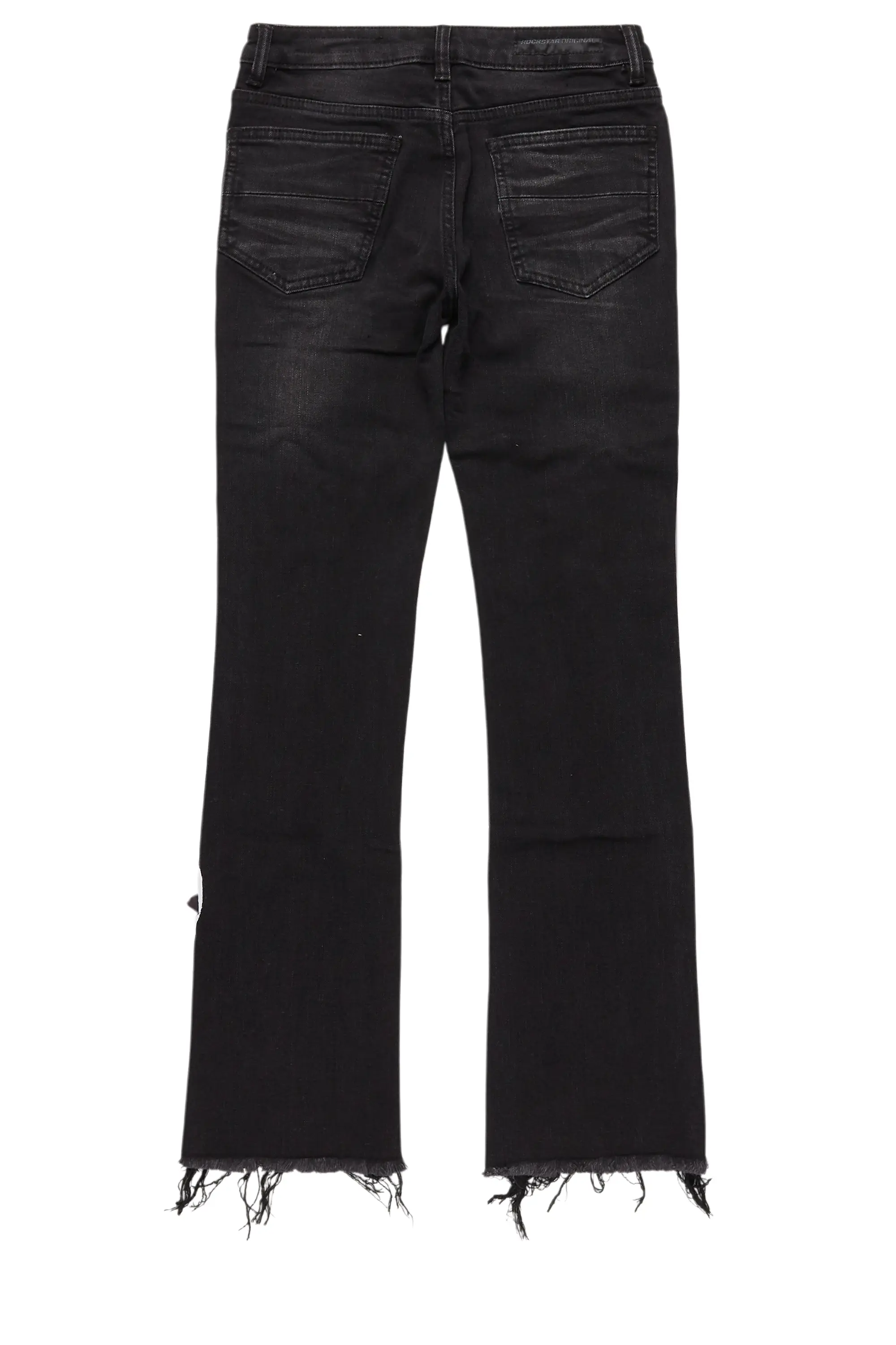 16785-boys-savage-black-red-patchwork-stacked-flare-jean-3.webp Boys Savage Black/Red Patchwork Stacked Flare Jean