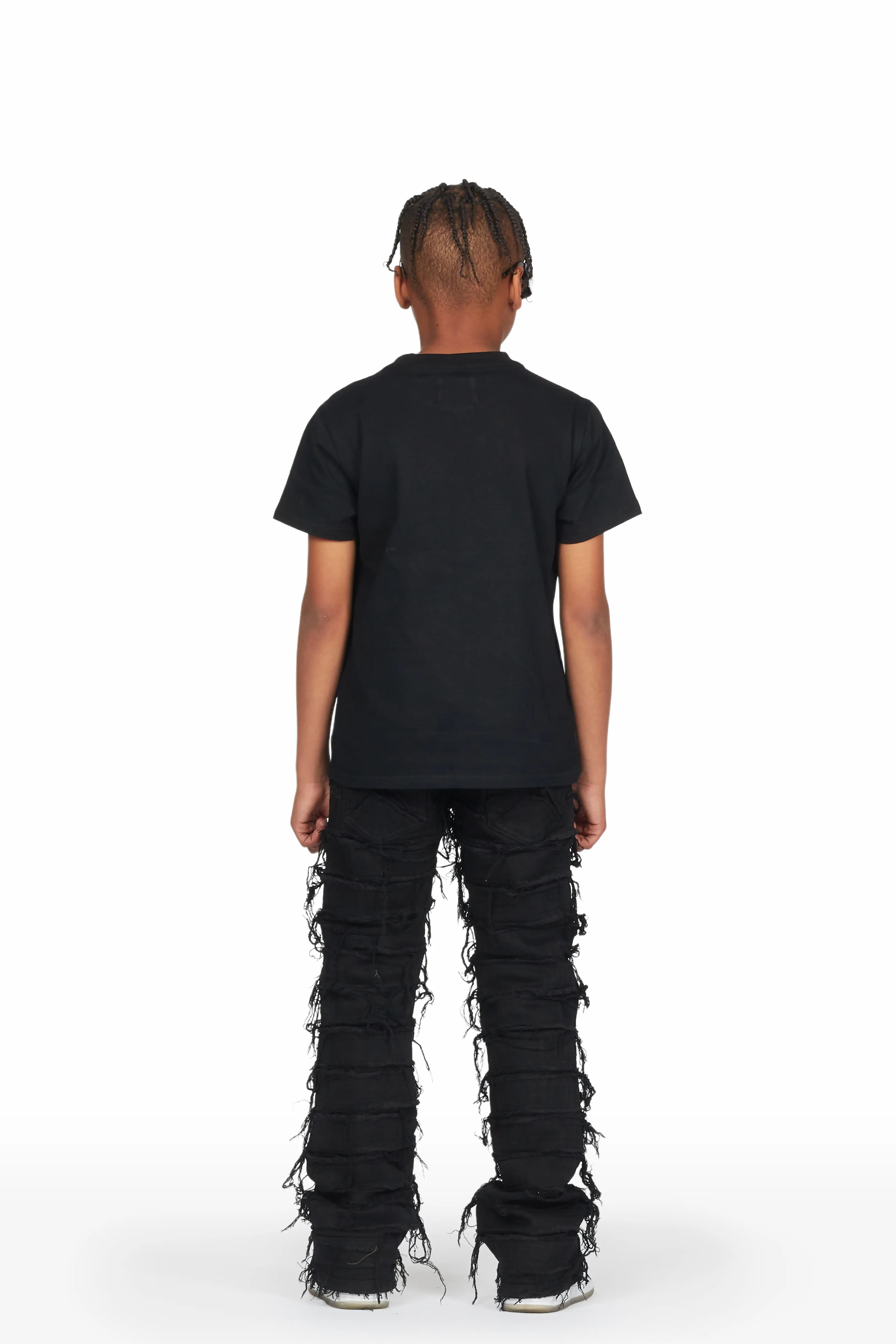 170-boys-shake-jet-black-stacked-flare-jean-5.webp Boys Shake Jet Black Stacked Flare Jean