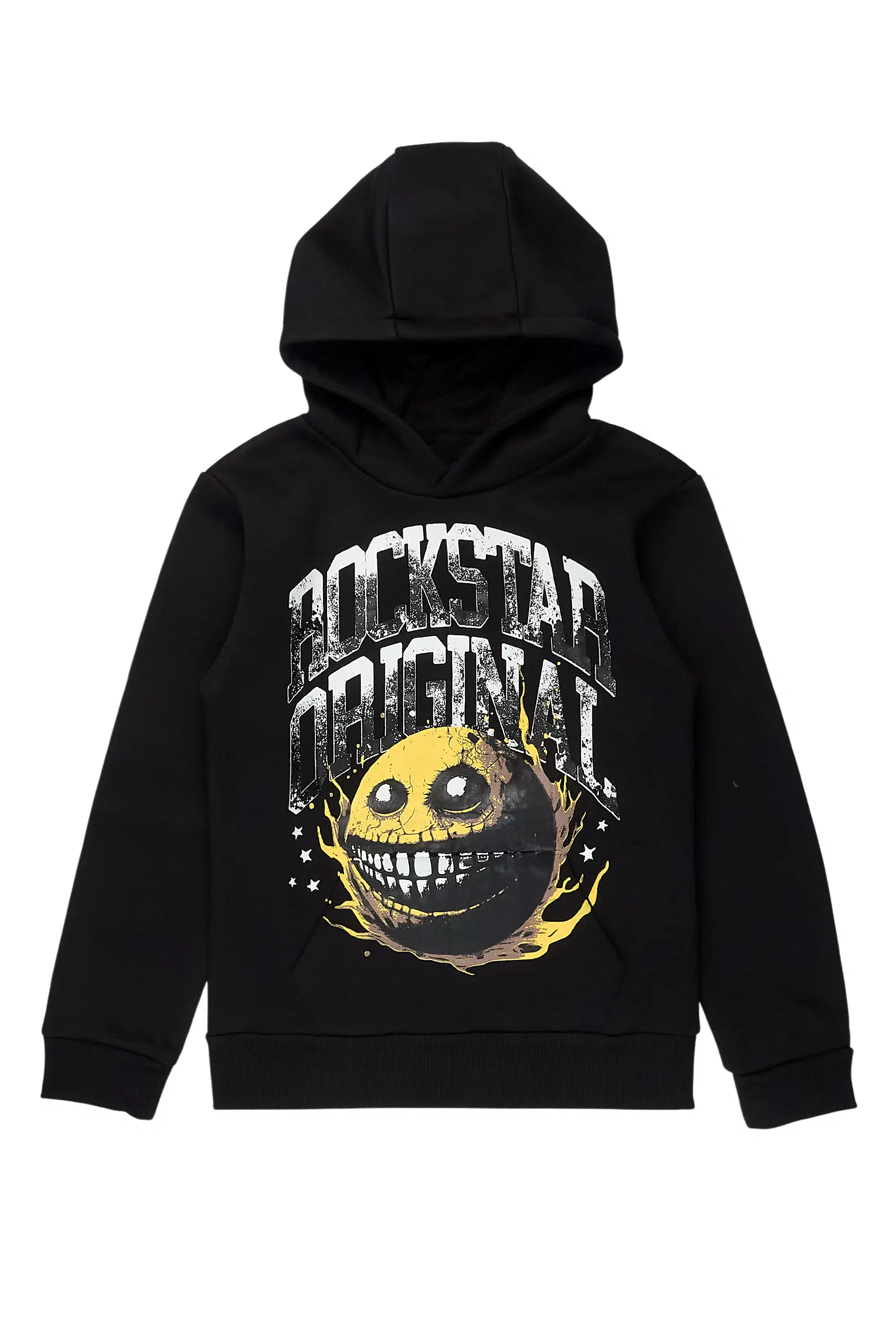Boys Parsons Black Graphic Hoodie