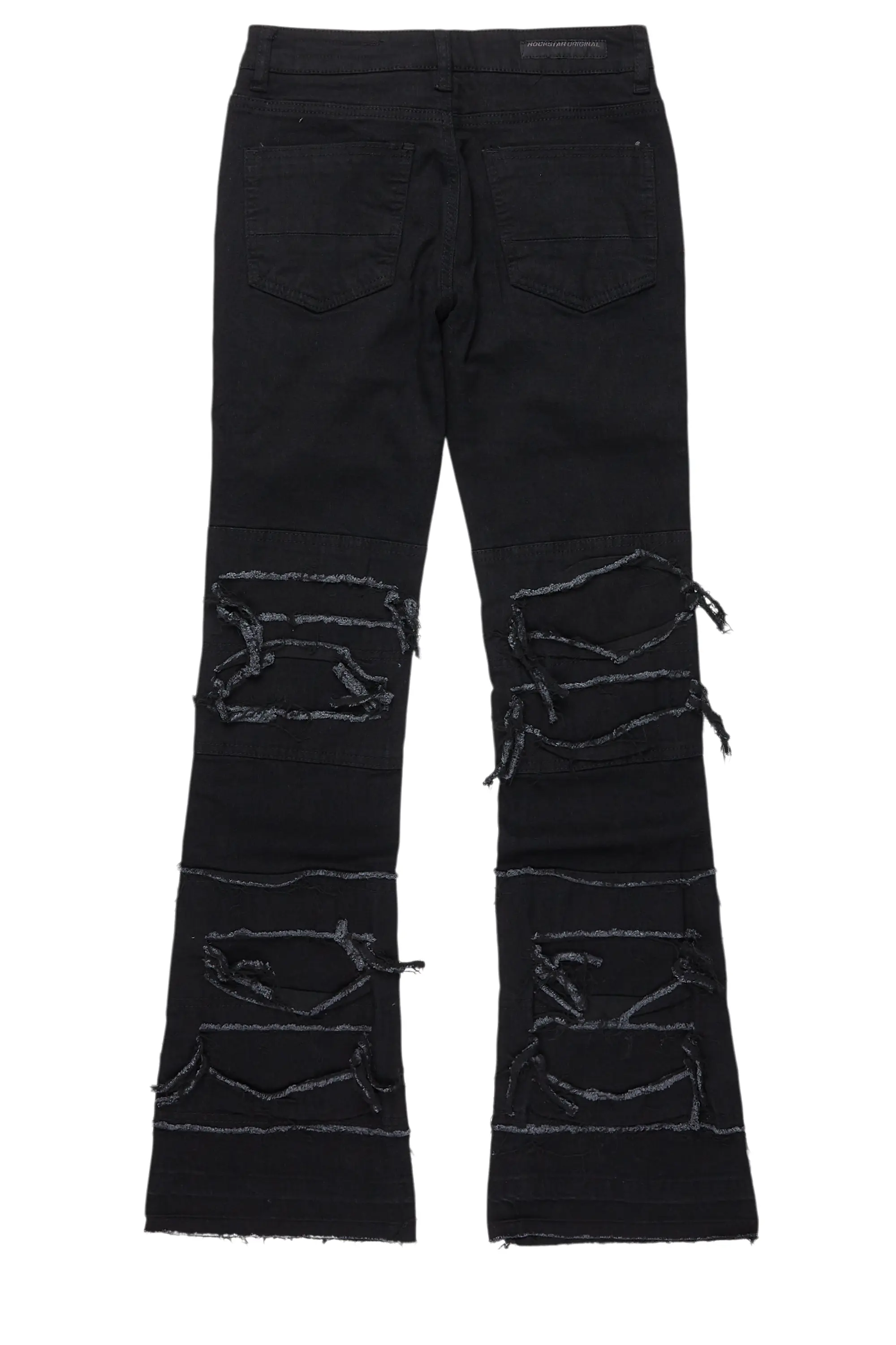 1785-boys-vasco-jet-black-stacked-flare-jean-10.webp Boys Vasco Jet Black Stacked Flare Jean