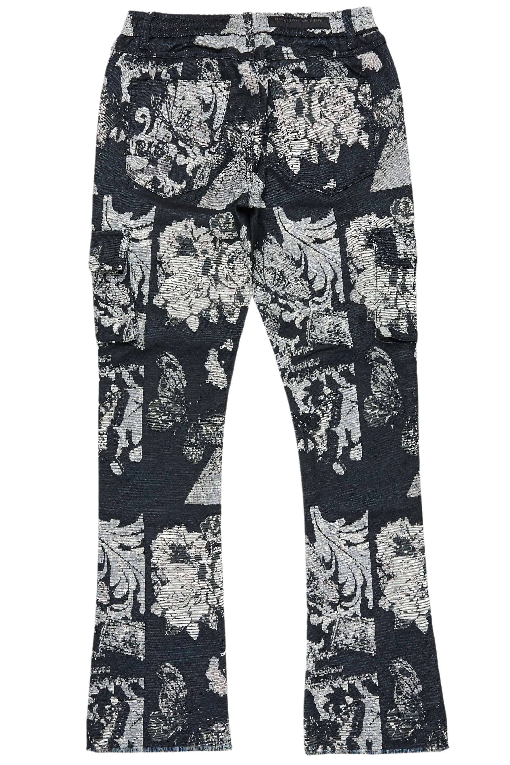 18058-boys-lamont-black-tapestry-stacked-flare-jean-10.webp Boys Lamont Black Tapestry Stacked Flare Jean
