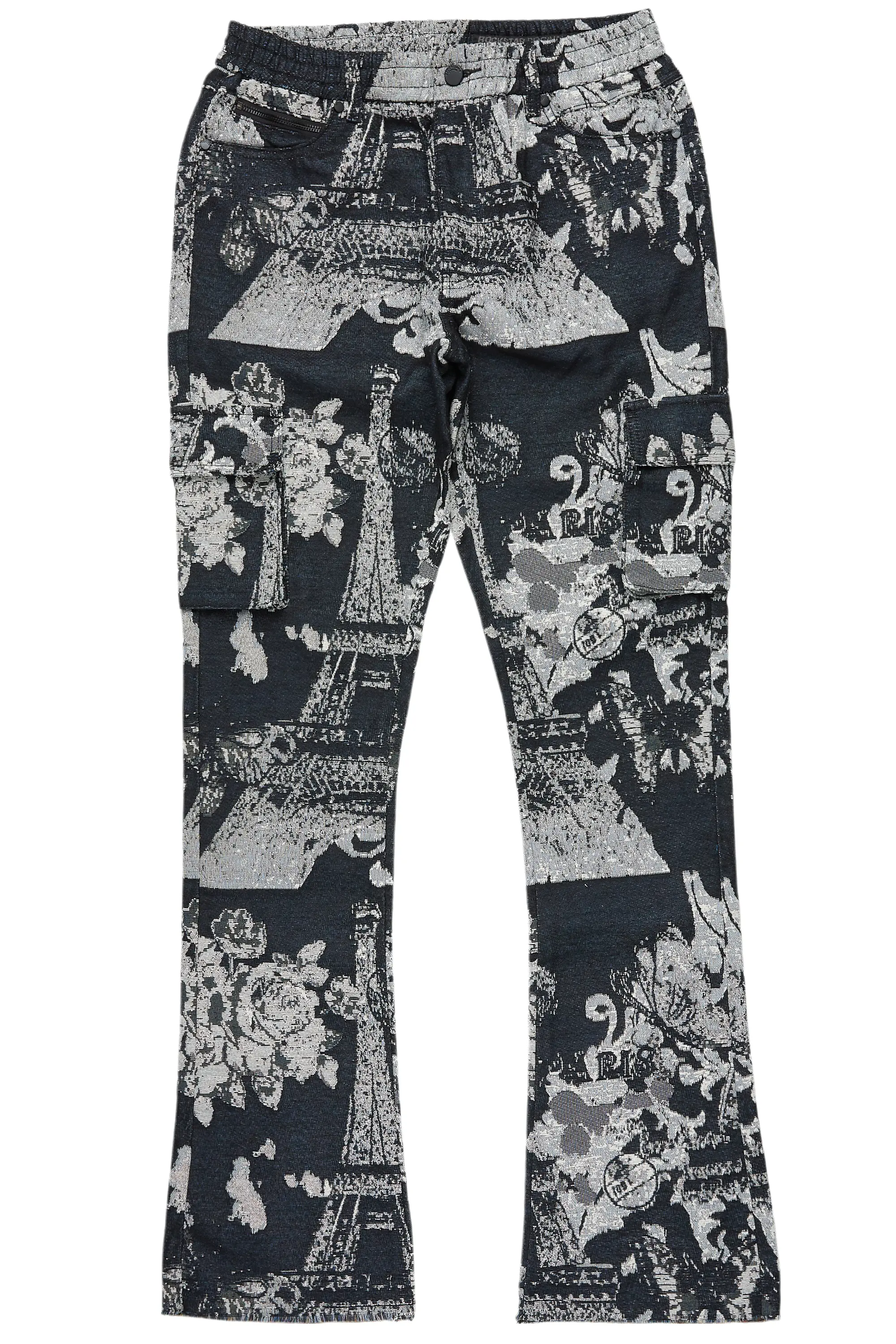 18058-boys-lamont-black-tapestry-stacked-flare-jean-2.webp Boys Lamont Black Tapestry Stacked Flare Jean