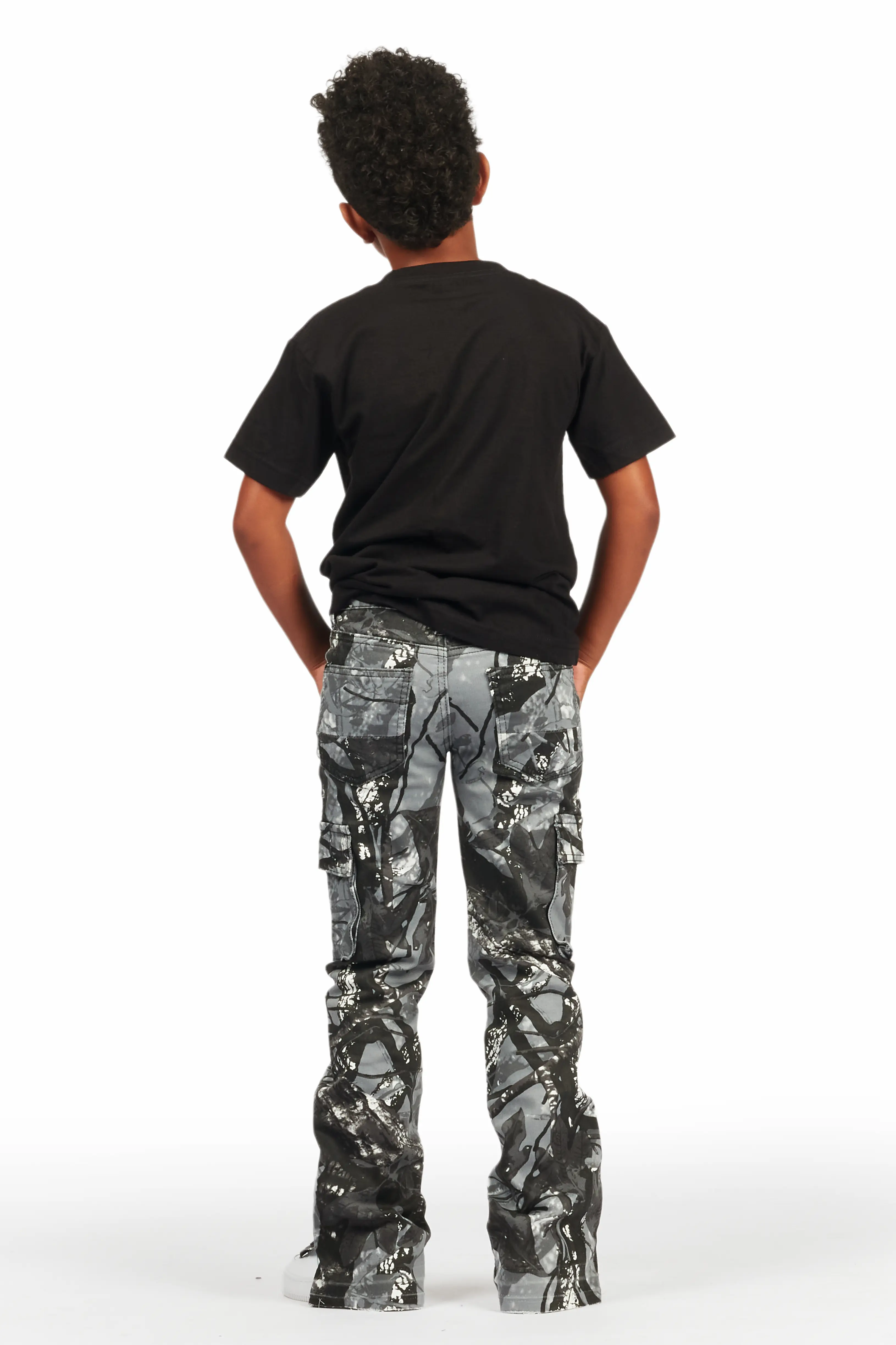 18142-boys-waage-grey-camo-stacked-flare-cargo-jean-7.webp Boys Waage Grey Camo Stacked Flare Cargo Jean