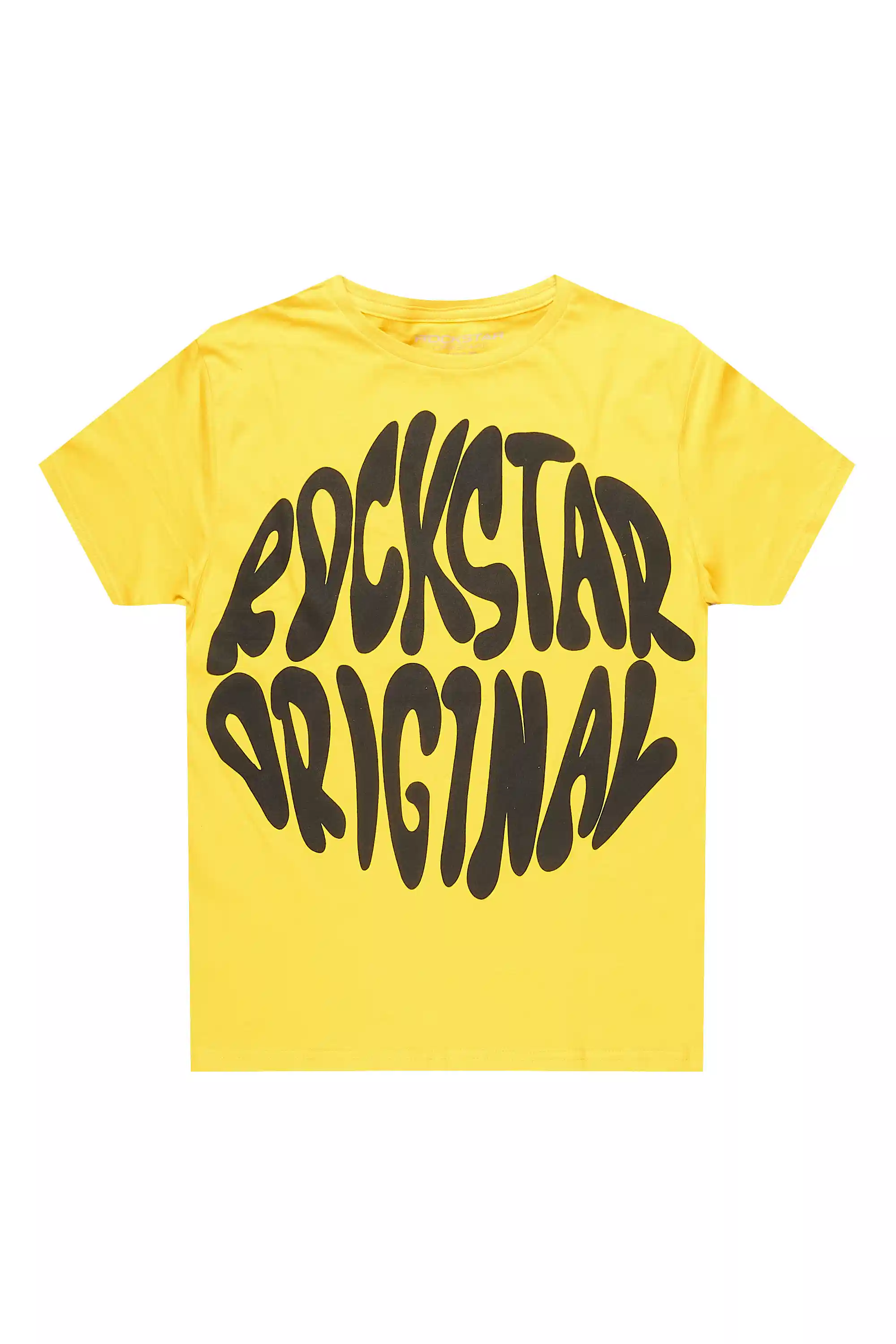 Boys Thierry Yellow/Black Graphic T-Shirt