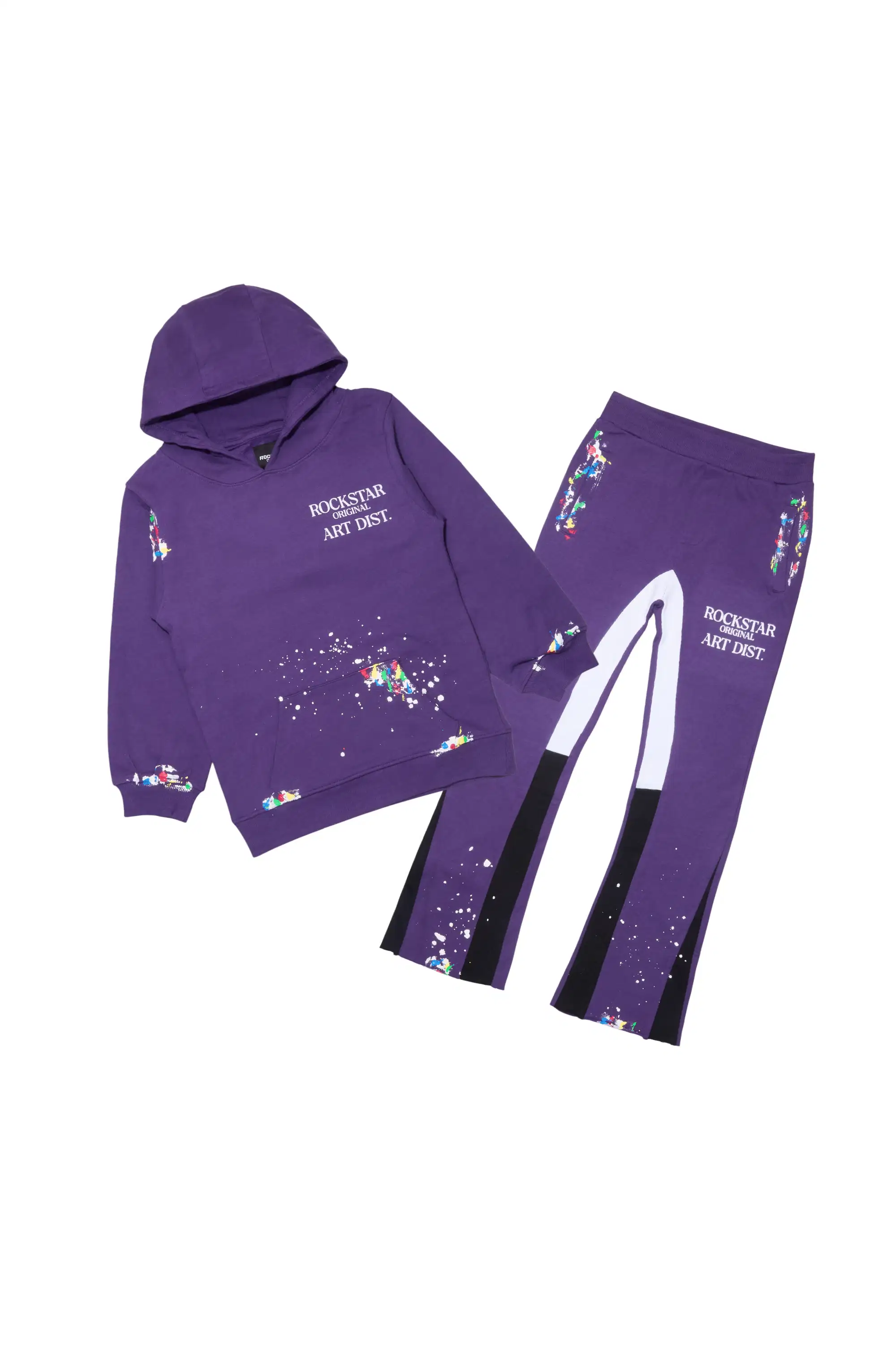 Boys Palmer Purple Stacked Track Set