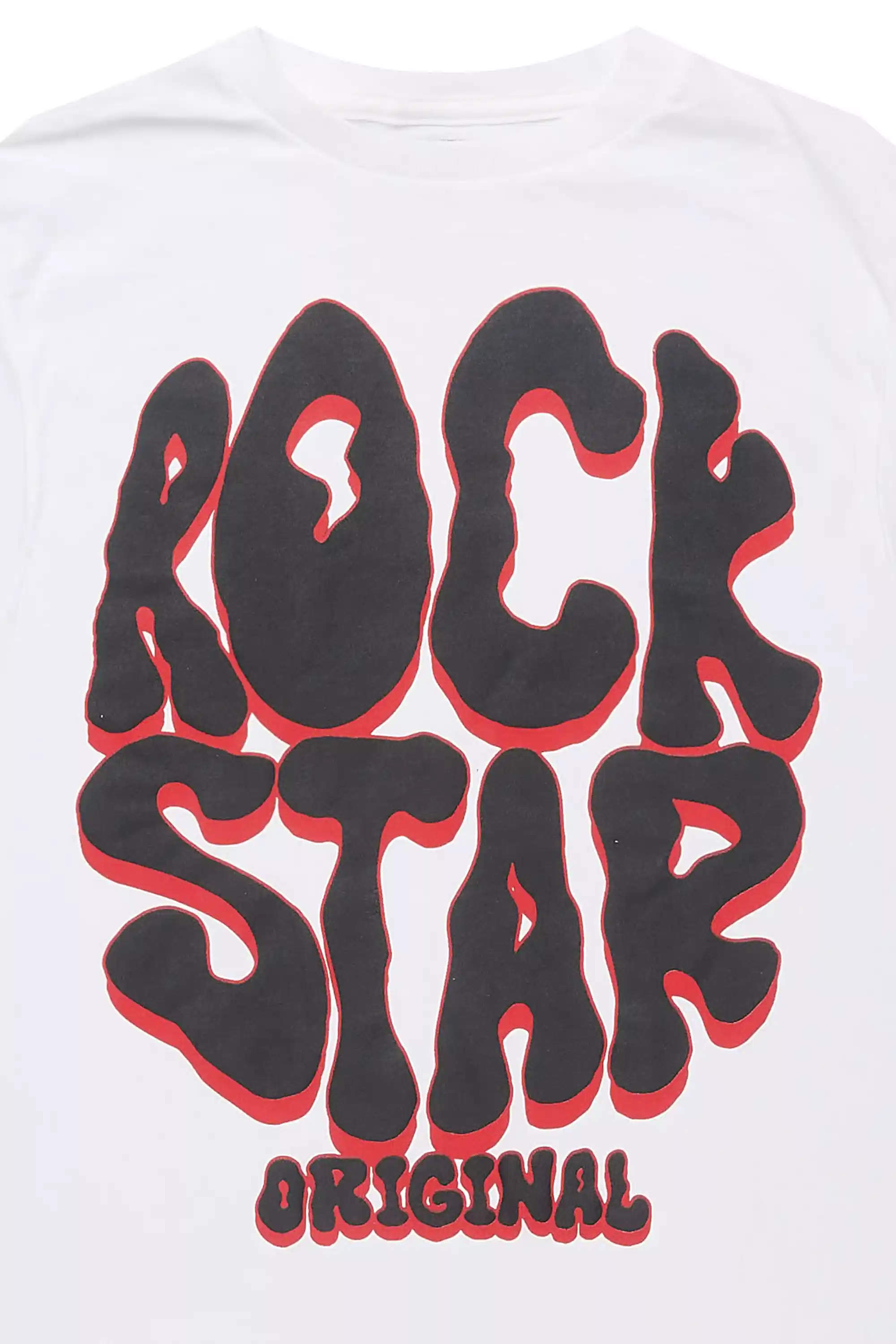 Boys Cass White/Black Graphic T-Shirt