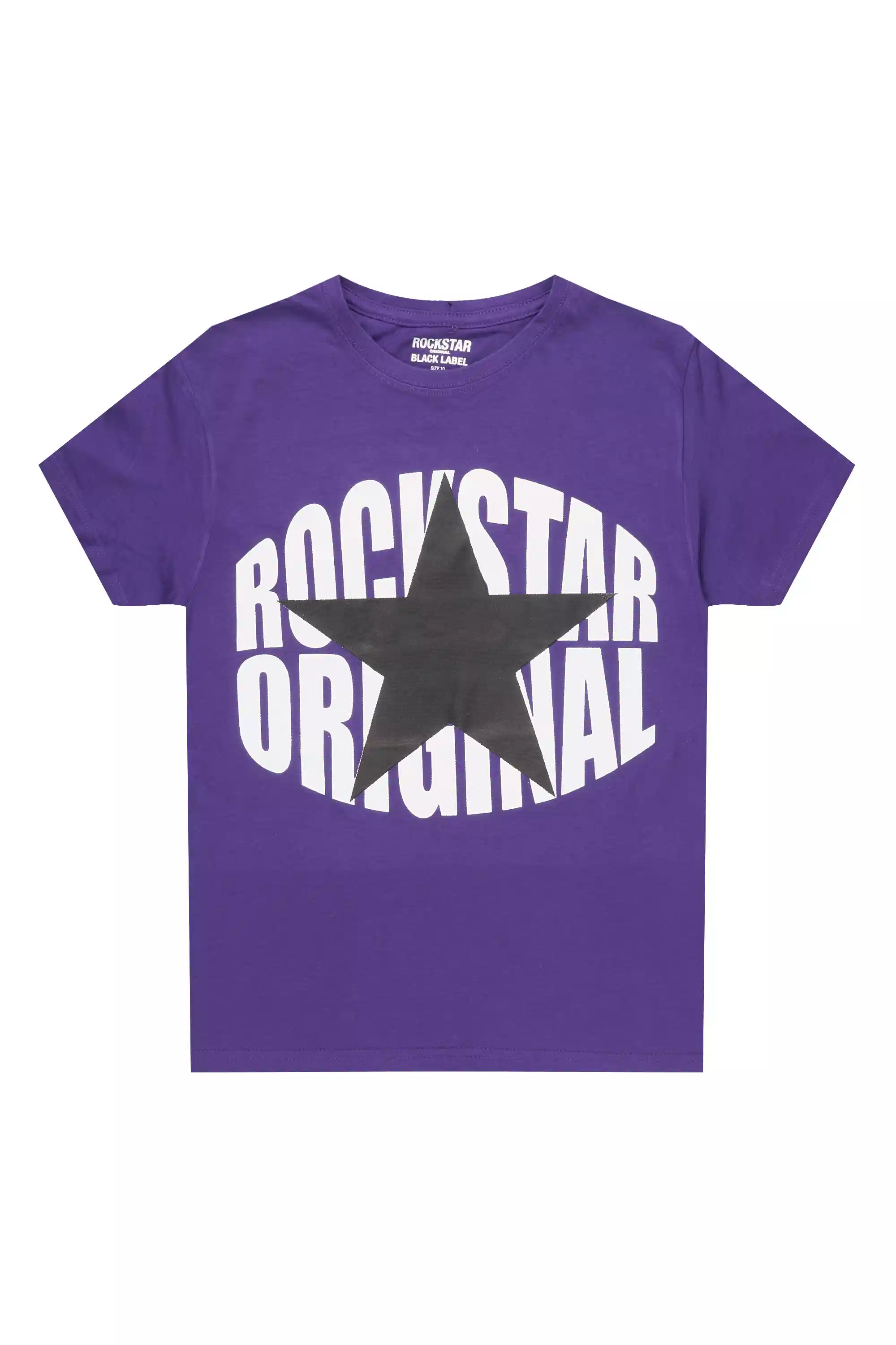 Boys Ezra 2.0 Purple/Black Graphic T-Shirt