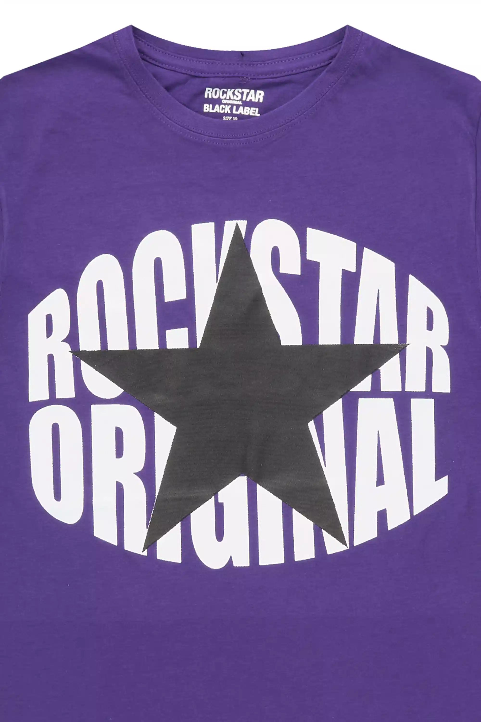Boys Ezra 2.0 Purple/Black Graphic T-Shirt