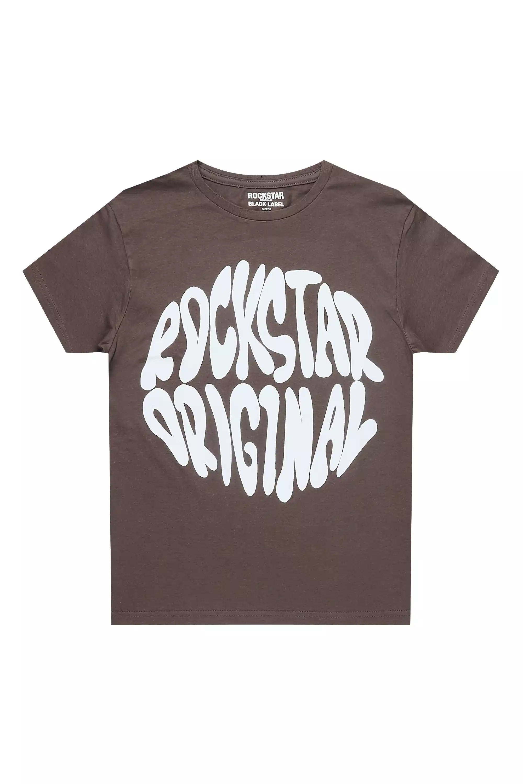 Boys Thierry Graphite/White Graphic T-Shirt