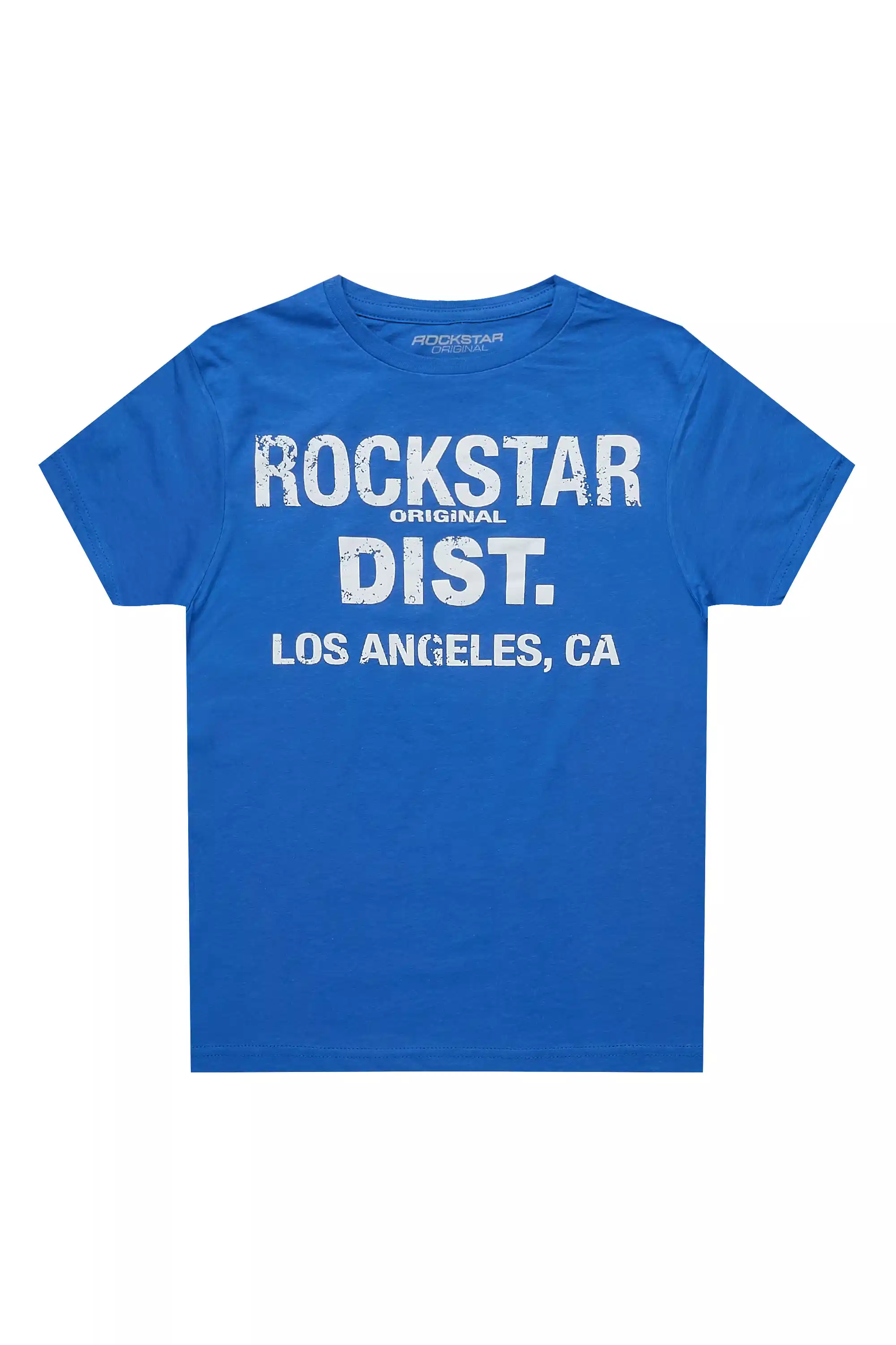Boys Koen Royal Blue/White Graphic T-Shirt