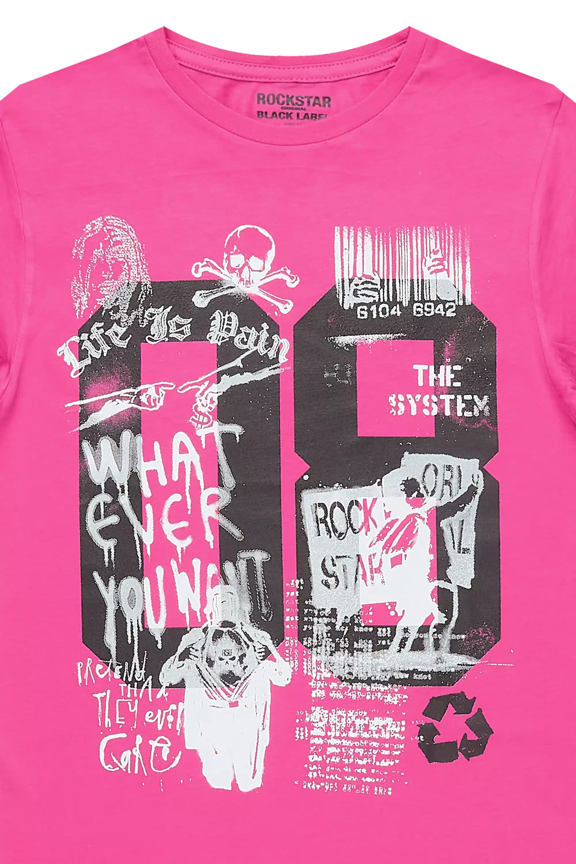 Boys Beau Fuchsia Graphic T-Shirt