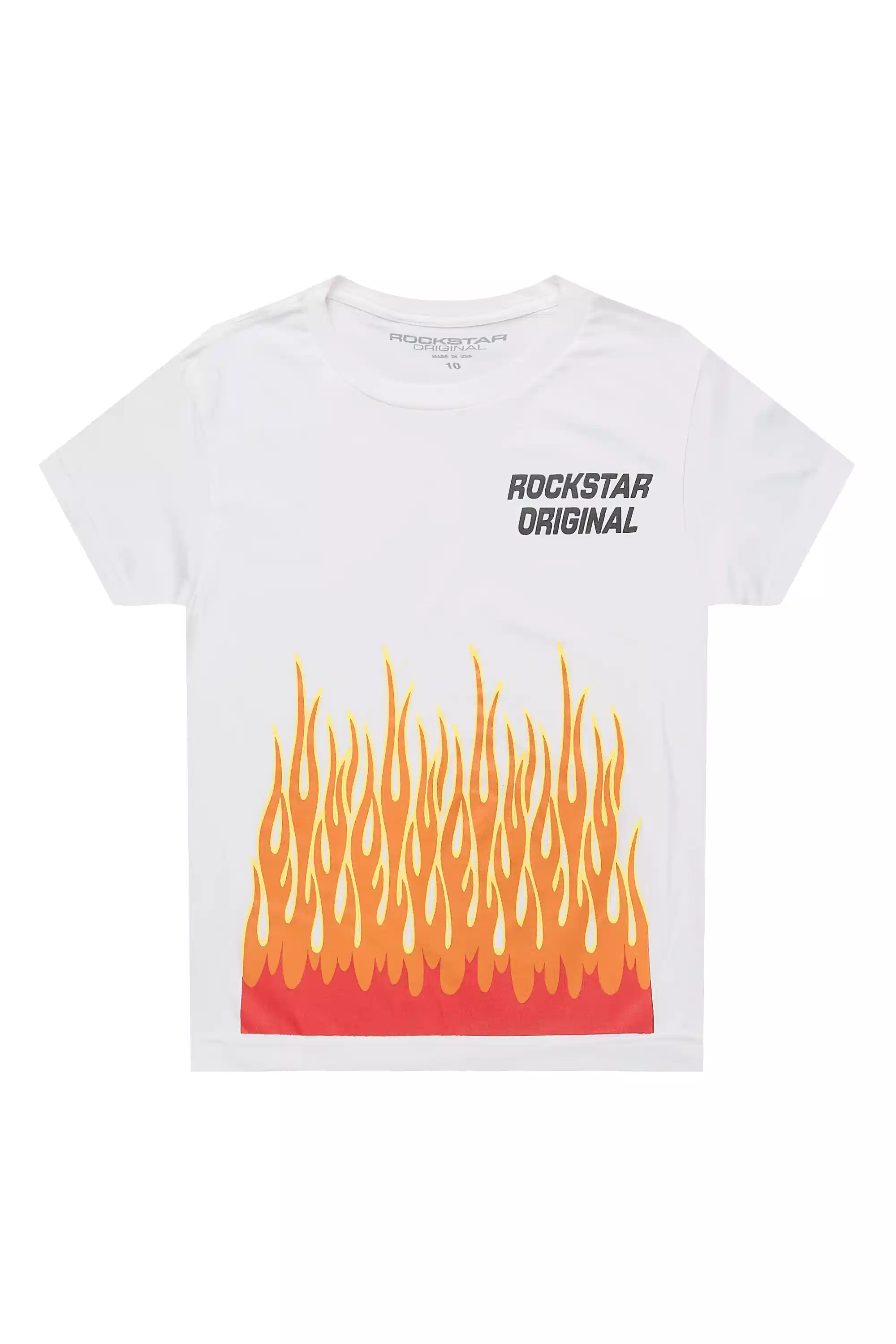 Boys Roeland White Graphic T-Shirt