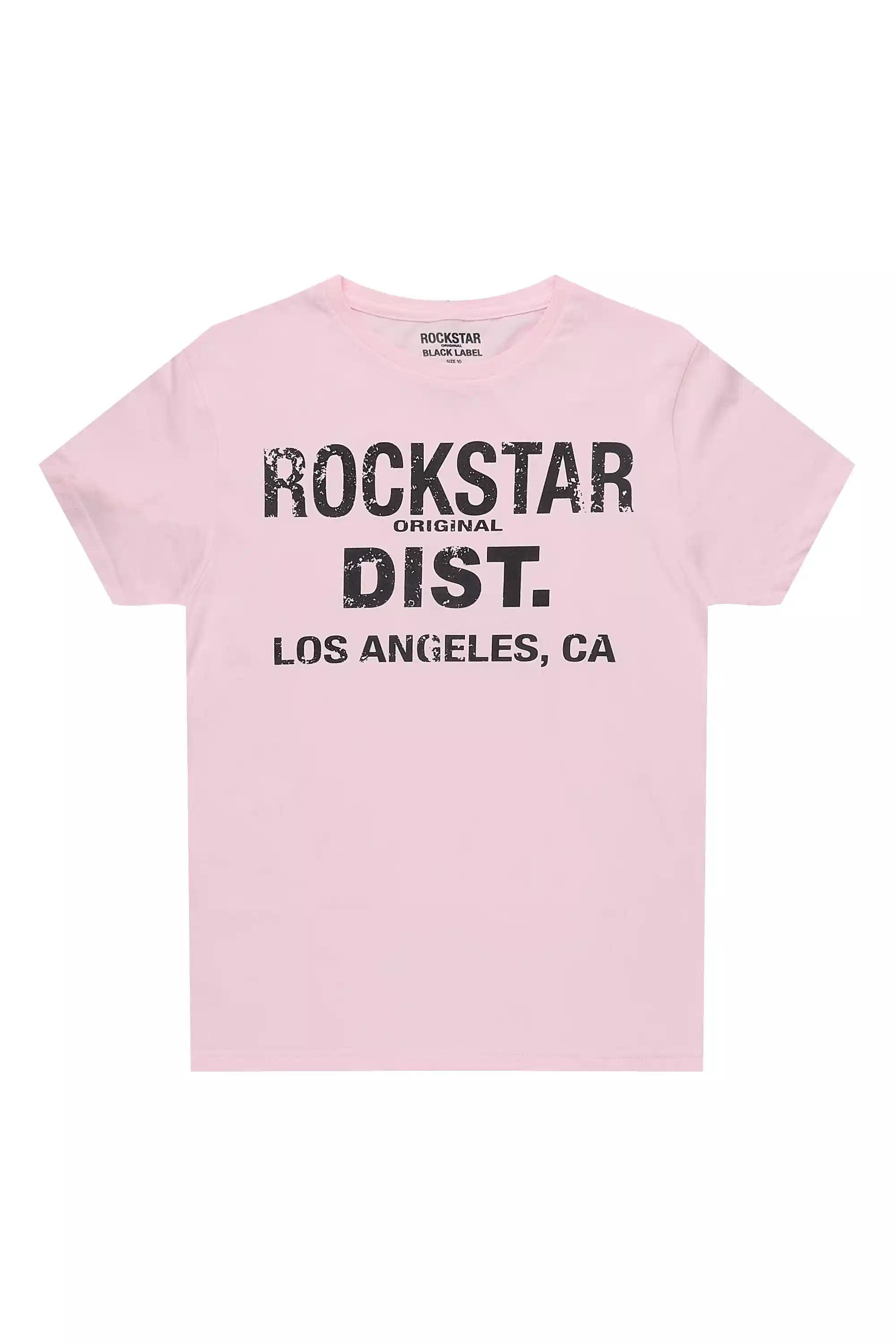 Boys Koen Light Pink/Black Graphic T-Shirt