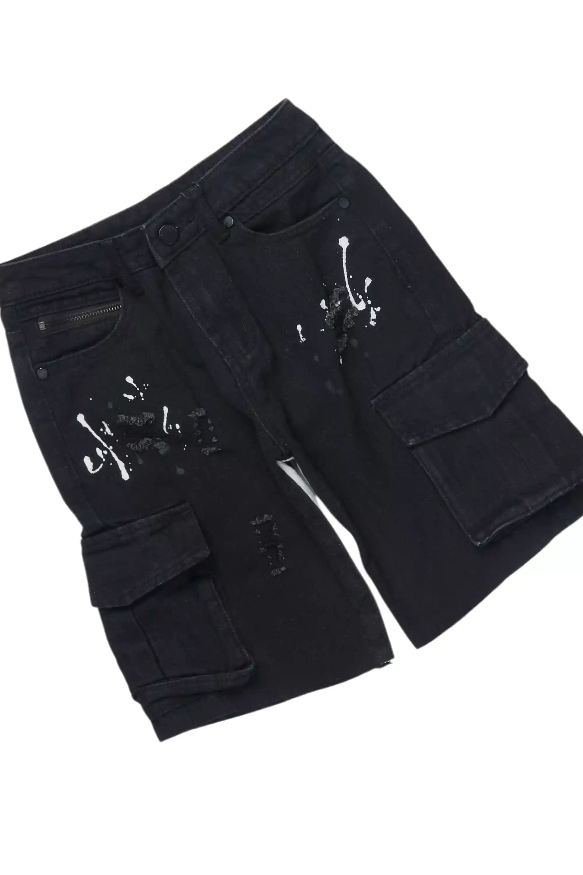 20453-boys-all-star-black-t-shirt-denim-short-set-3.webp Boys All Star Black T-Shirt/Denim Short Set